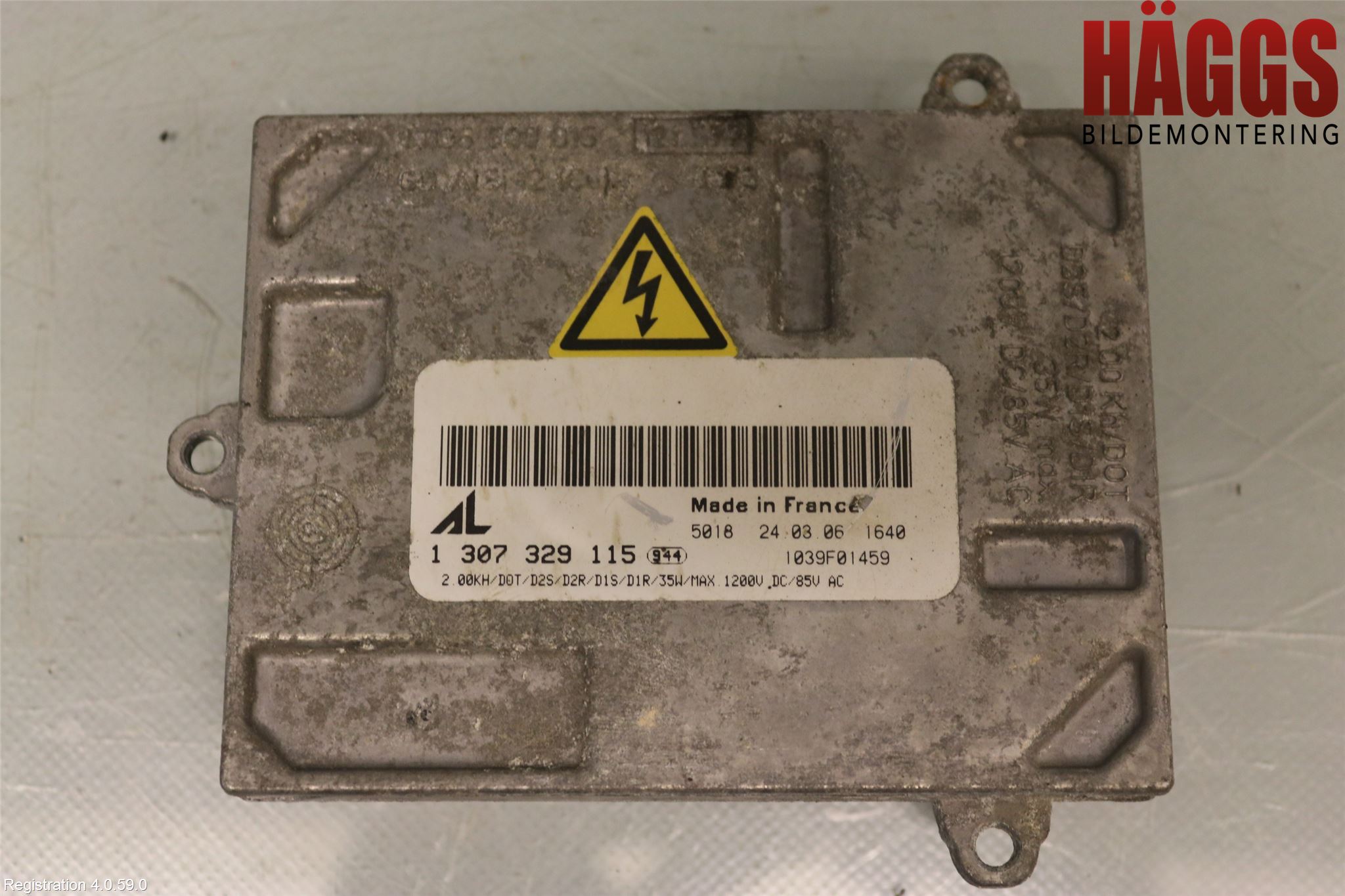 Audi A4/S4 05-07 Styrenhet Strålkastare