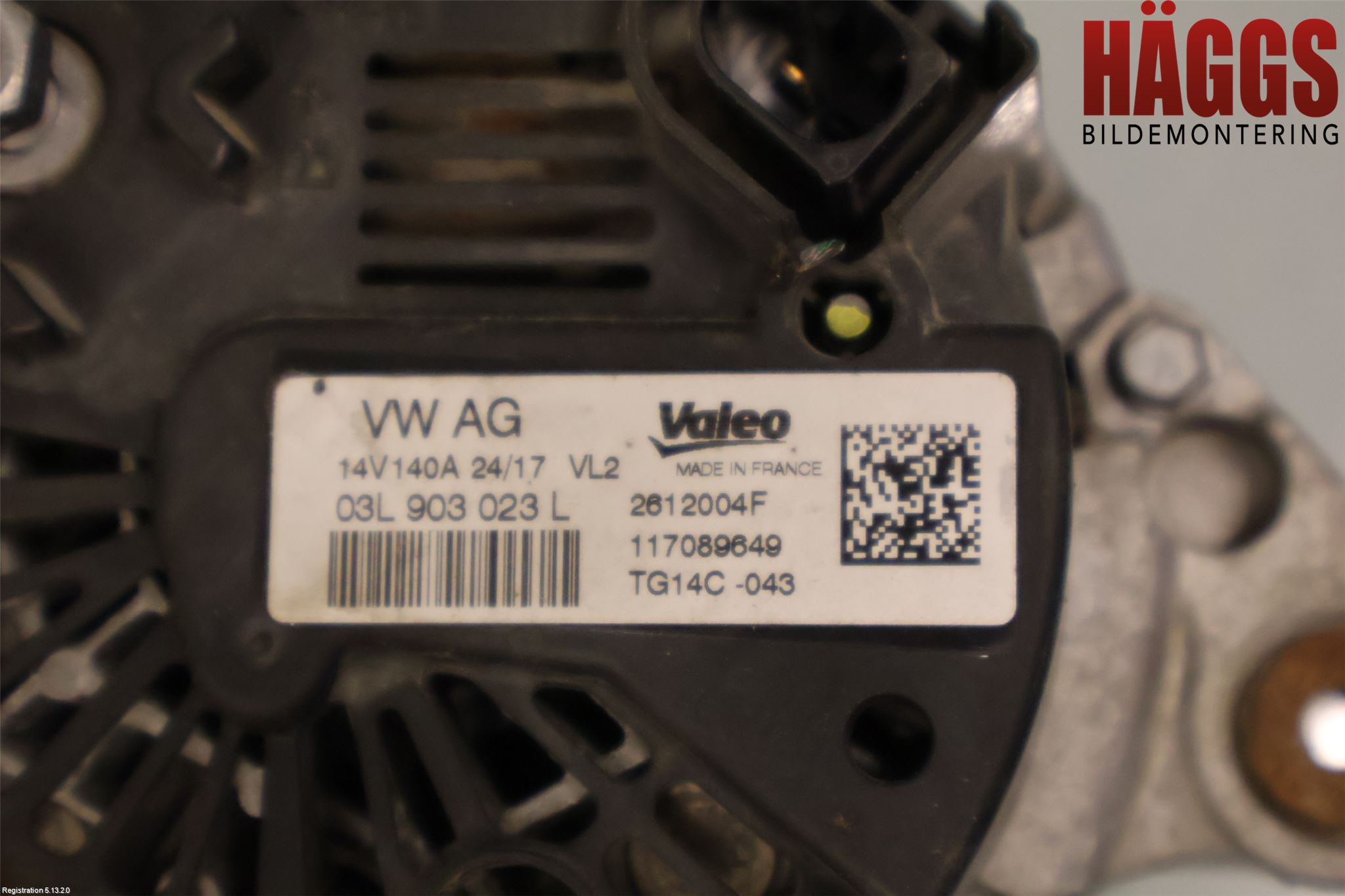 Volkswagen VW CADDY 16-20 Generator