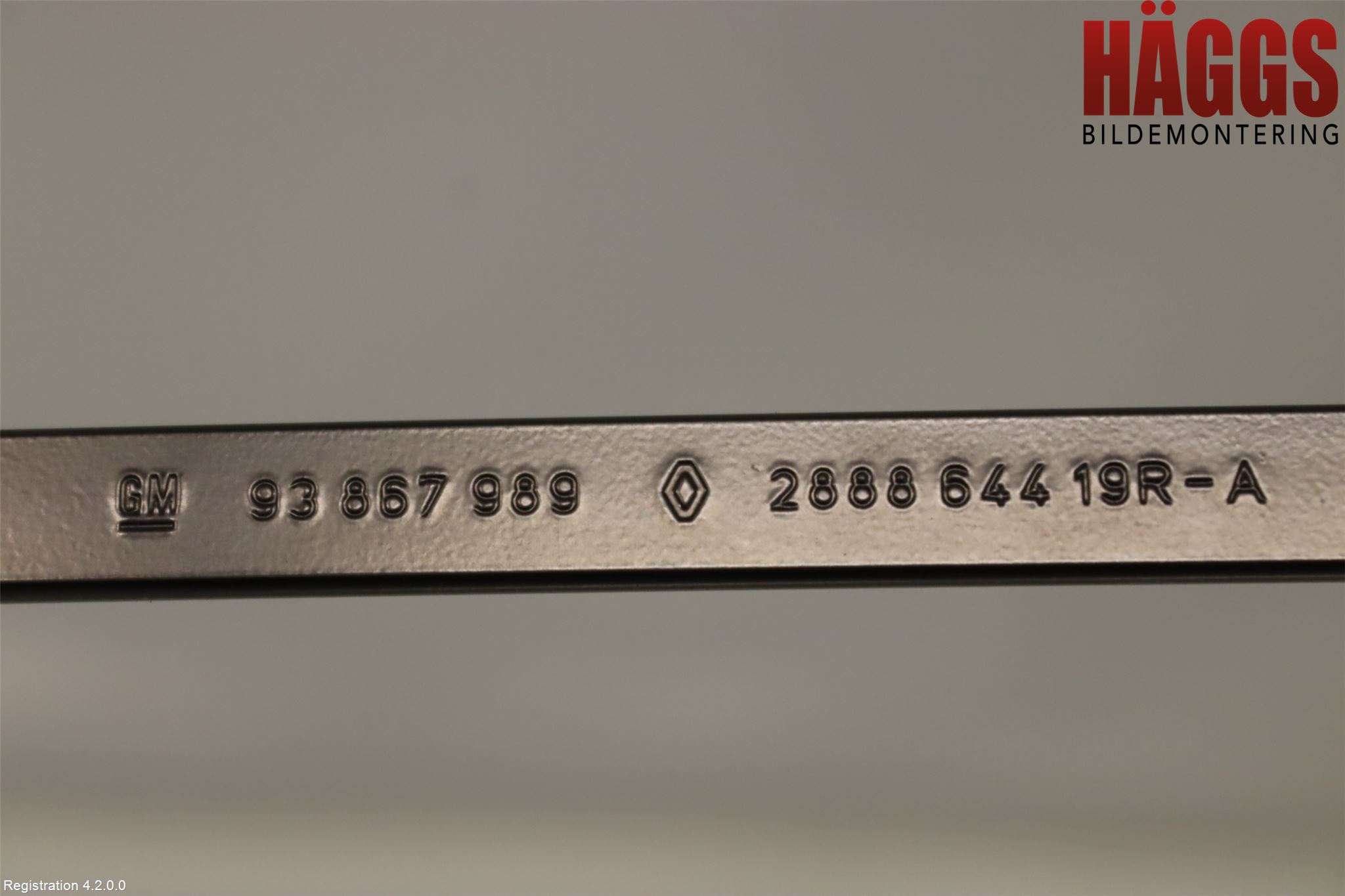 Renault TRAFIC/E-TECH 15- Torkararm Armar Vindruta