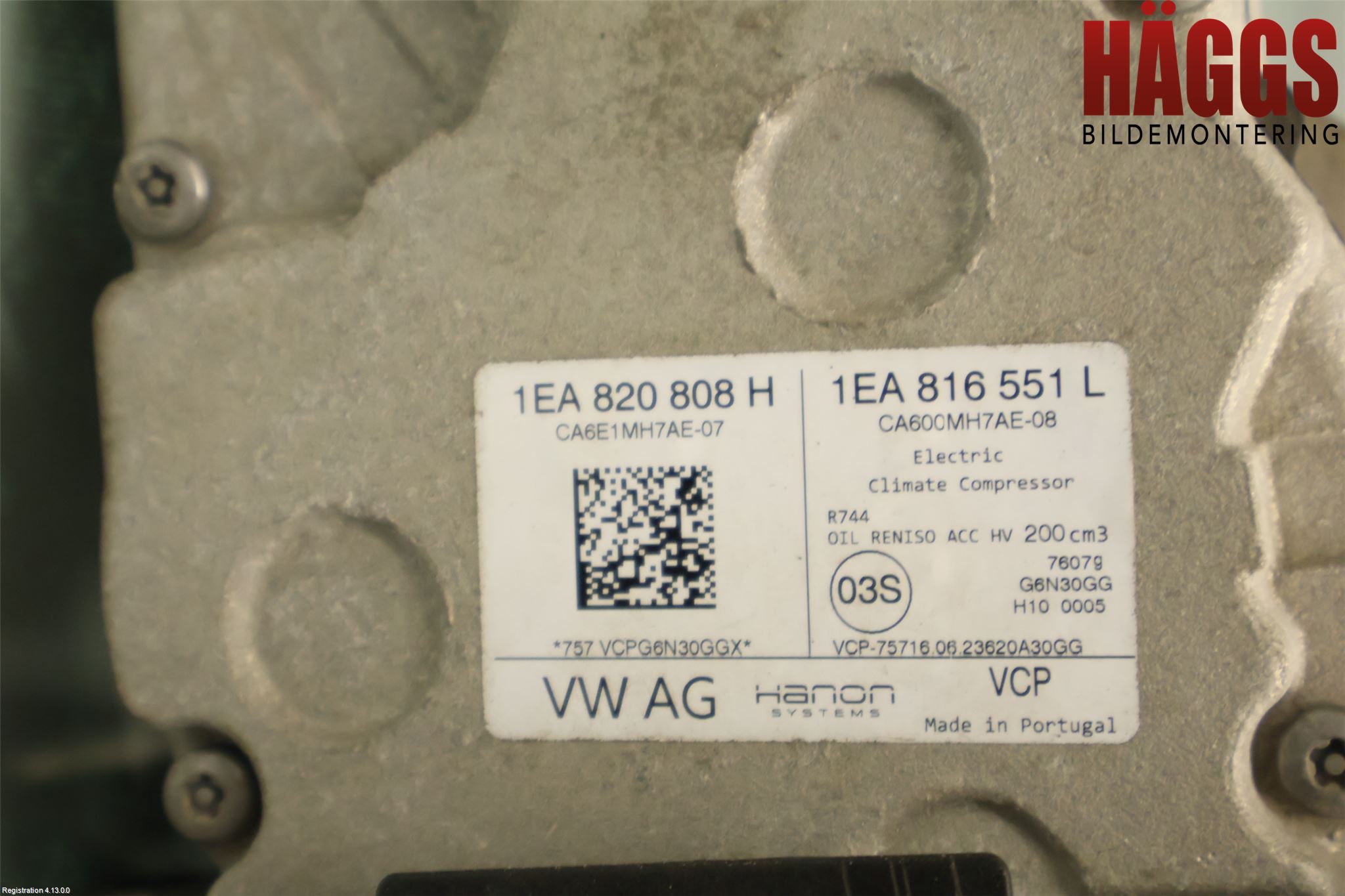 Volkswagen VW ID.4 21- Ac Kompressor