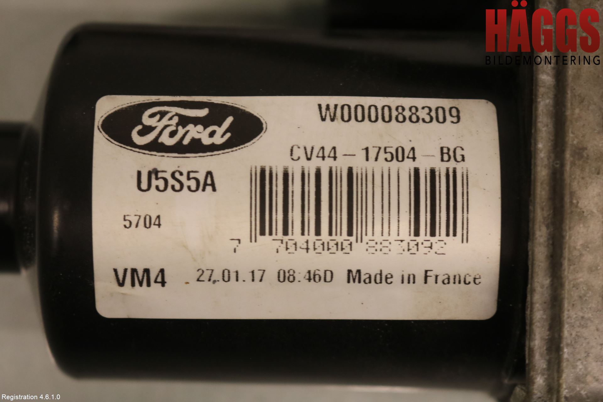 Ford KUGA 17-19 Torkarmotor Vindruta