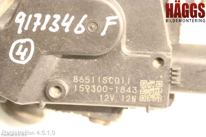 Subaru FORESTER SH  08-13 Torkarmotor Vindruta
