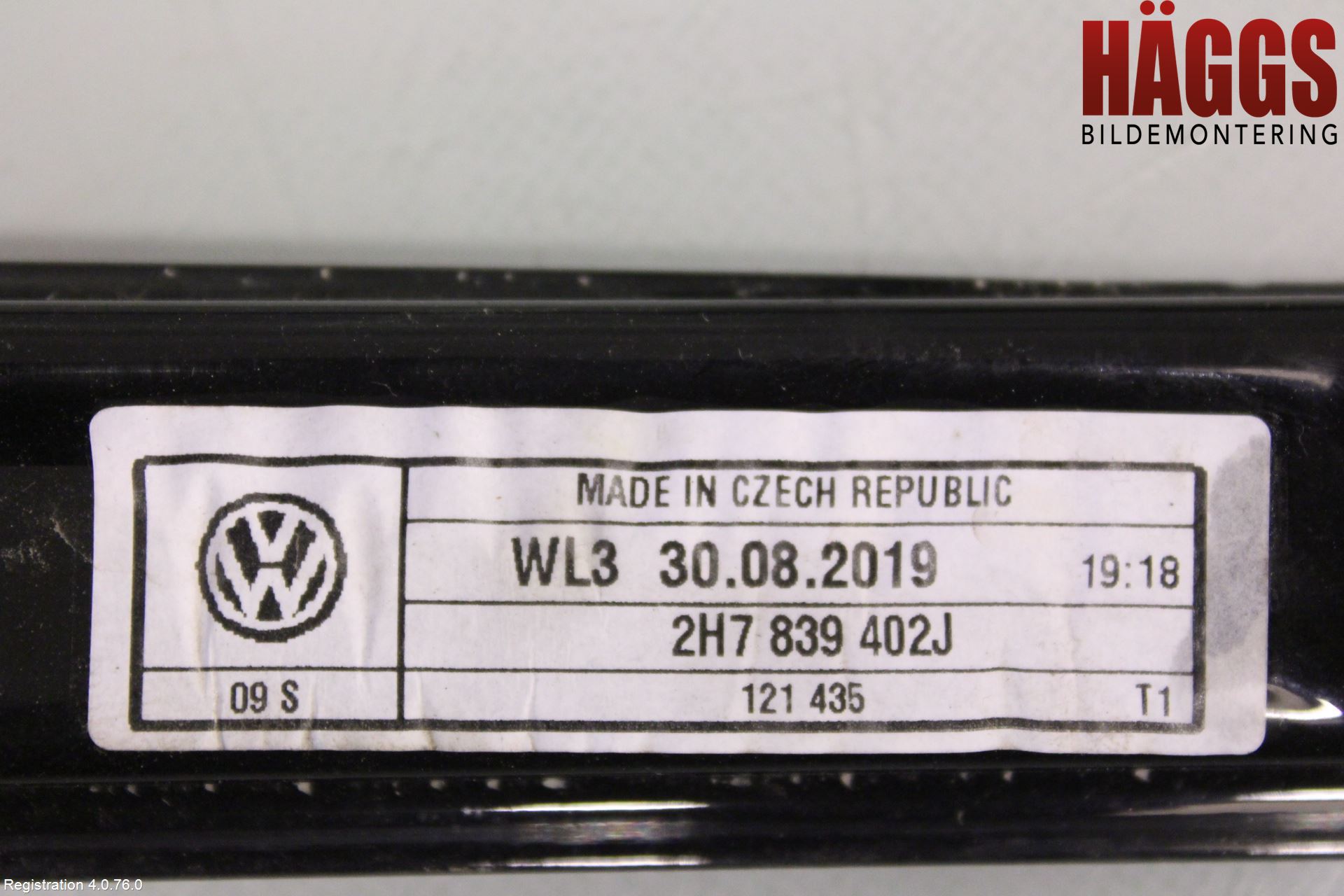 Volkswagen VW AMAROK 2H 10-22 Fönsterhissmekanism