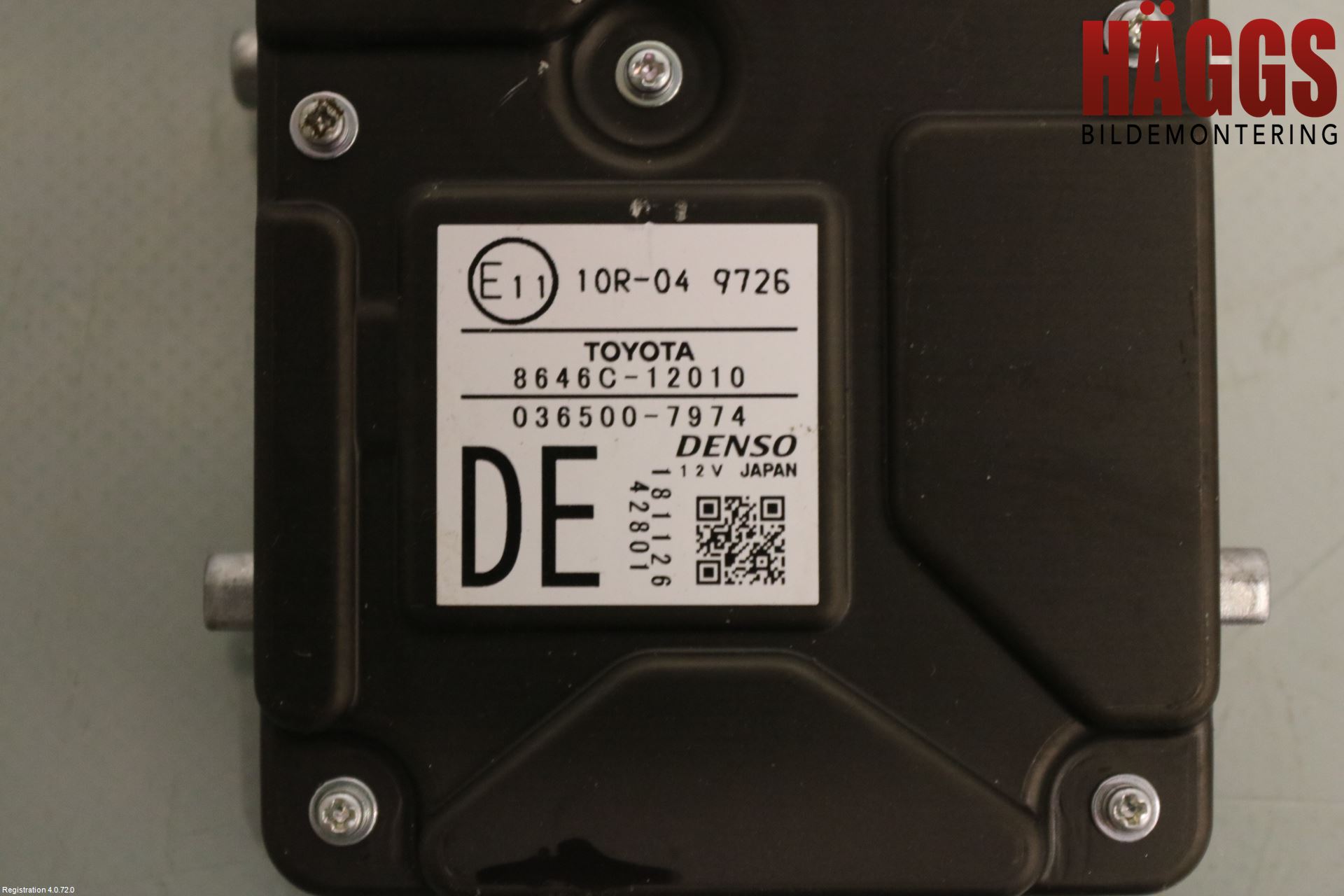 Toyota COROLLA 19- Sensor Aktivt Kollisionsskydd