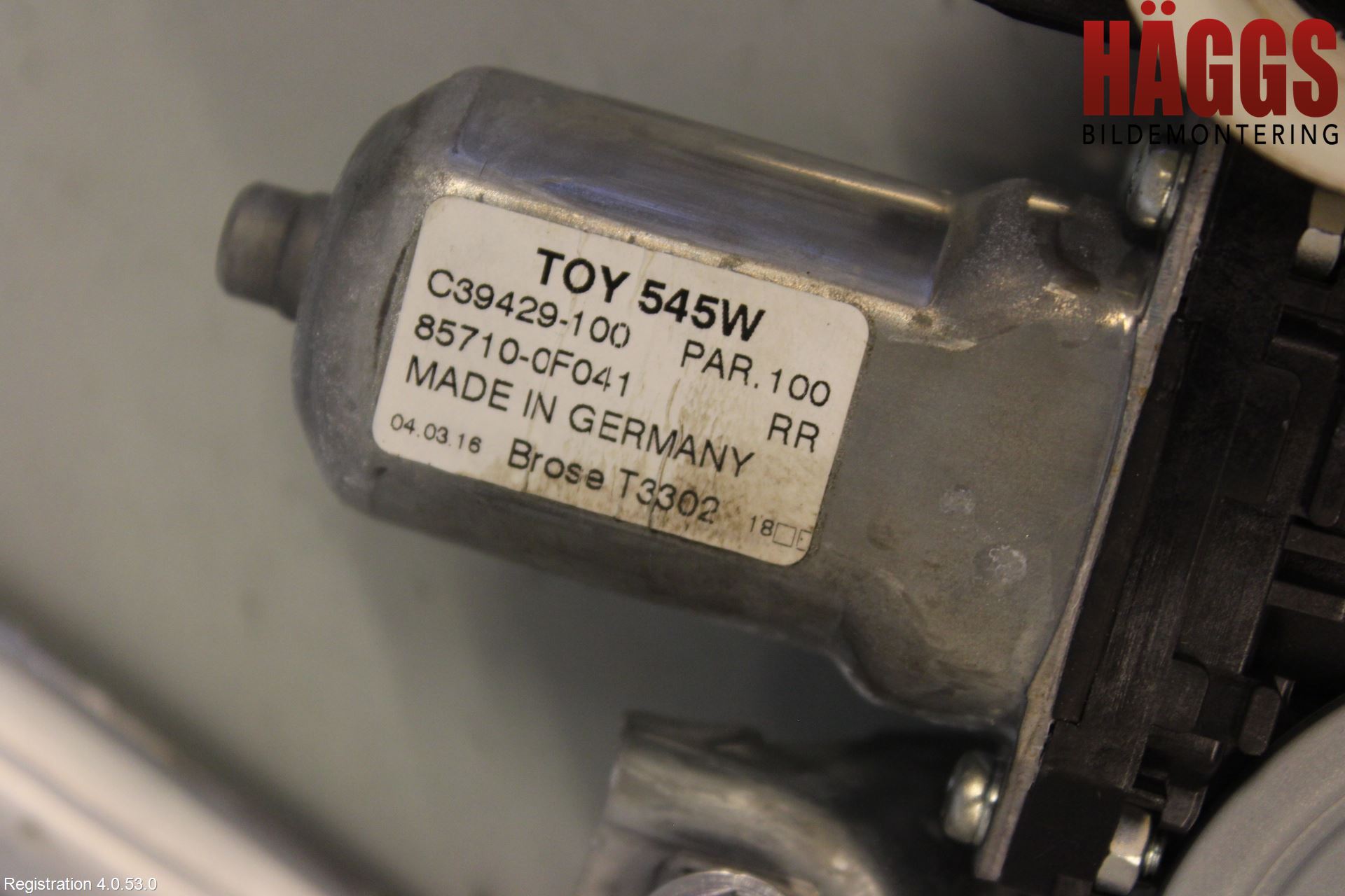 Toyota VERSO 09-18 Fönsterhiss El Kompl