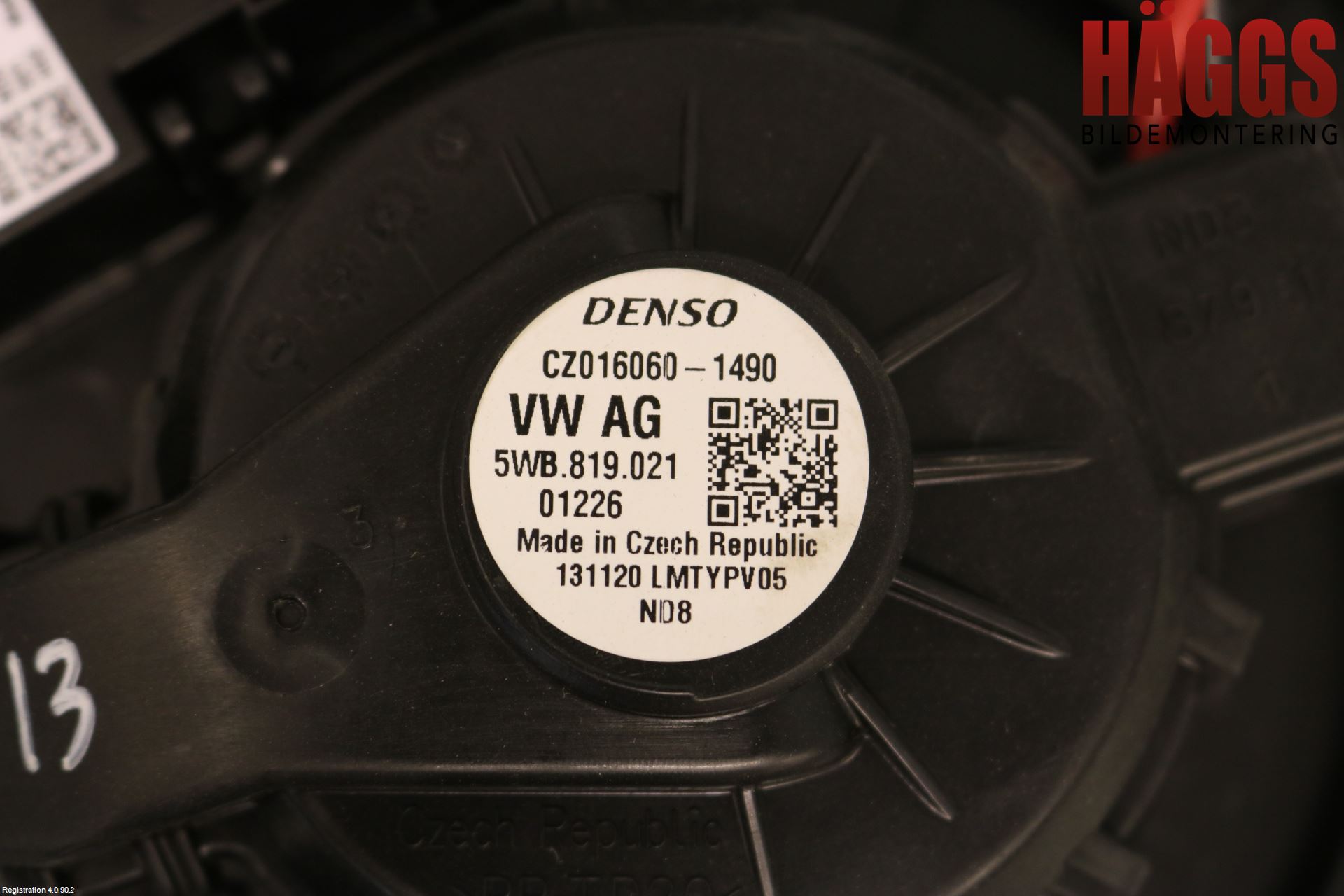 Volkswagen VW PASSAT 20-24 Ac Värmefläkt