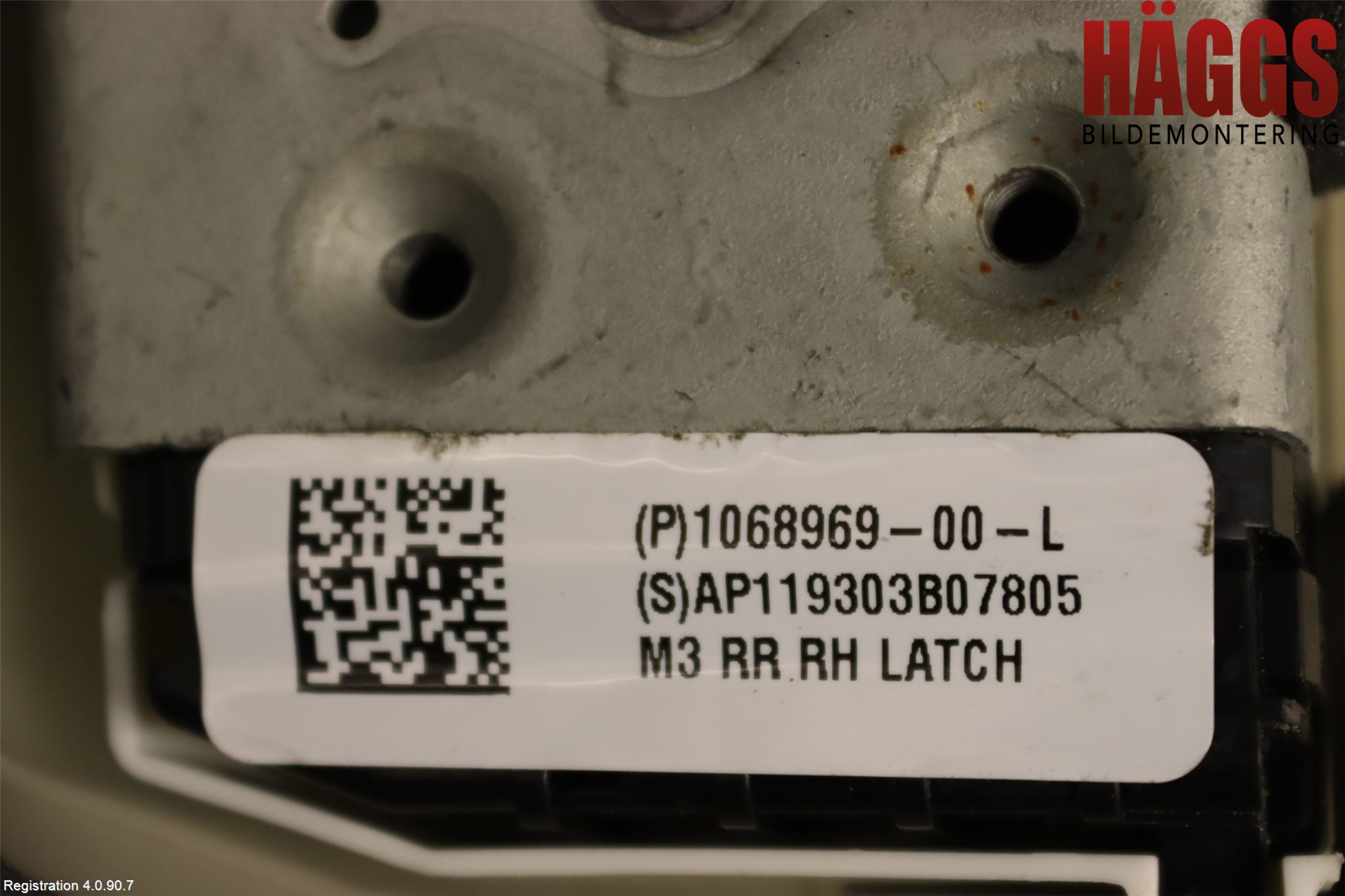 Tesla MODEL 3 17- Låskista-Dörrlås