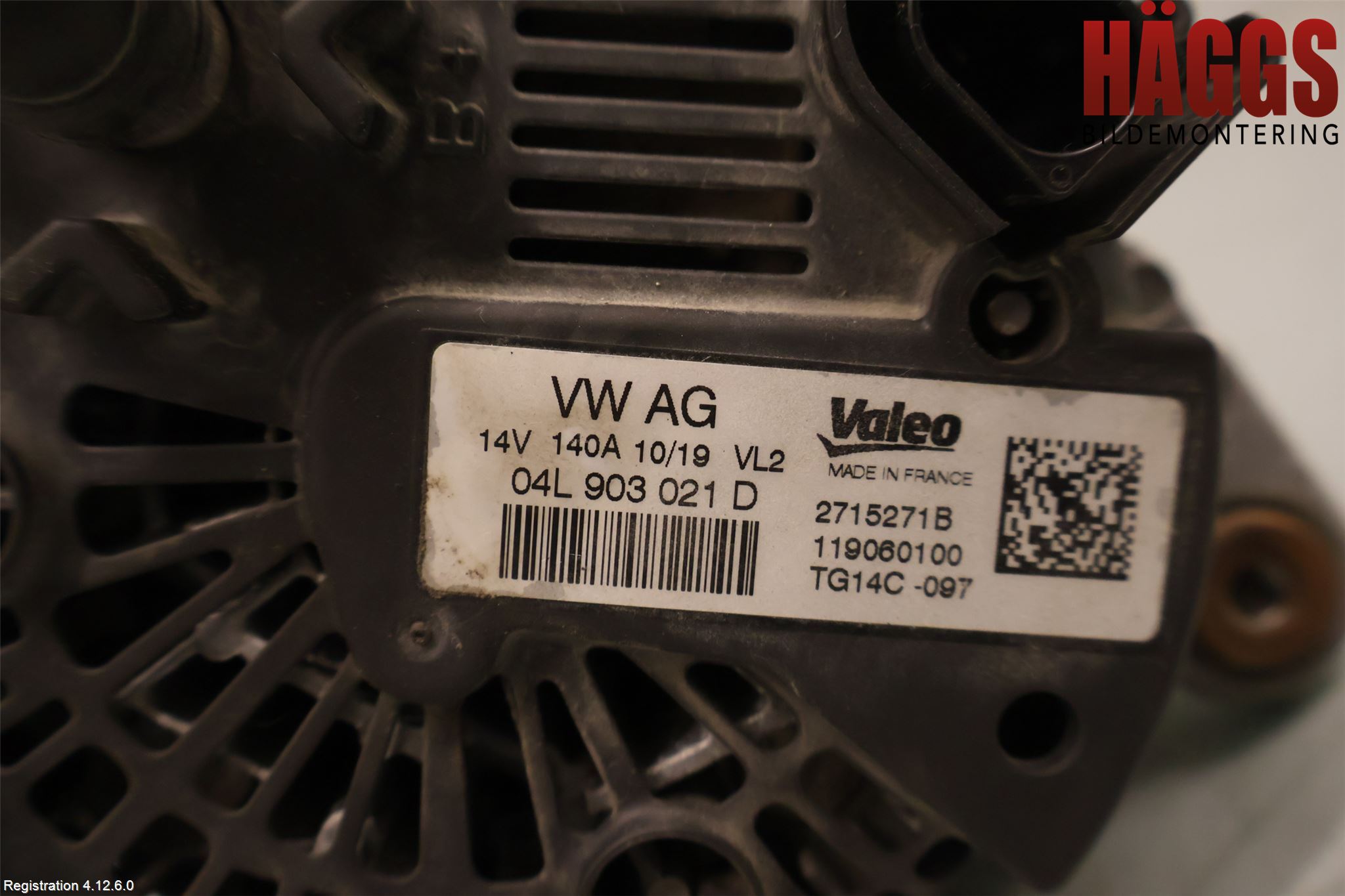 Volkswagen VW GOLF / E-GOLF VII 13-20 Generator