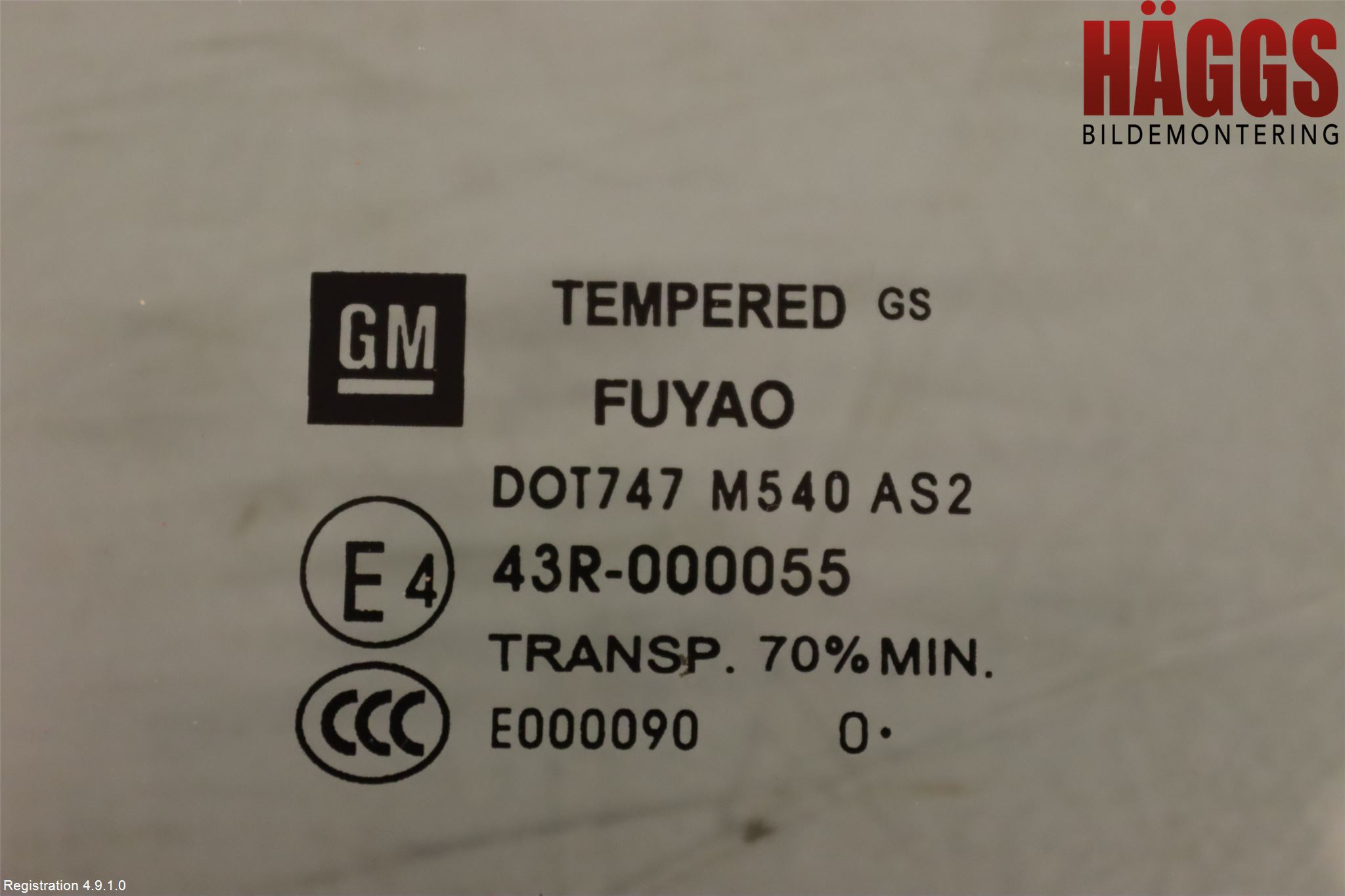 Opel INSIGNIA 09-16 Dörruta Bak Höger