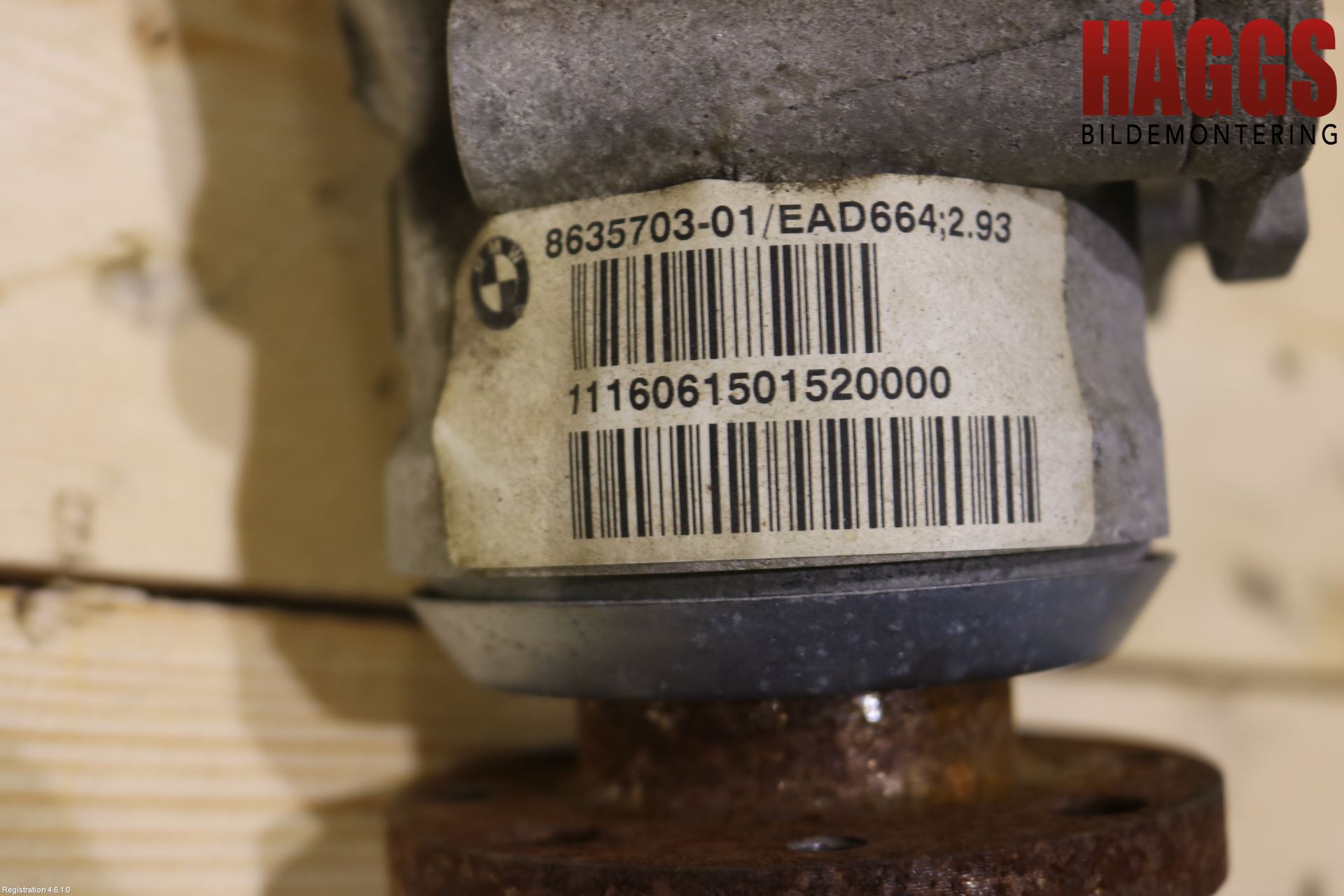 BMW 3 GT F34 13-19 Framvagn Diffrential