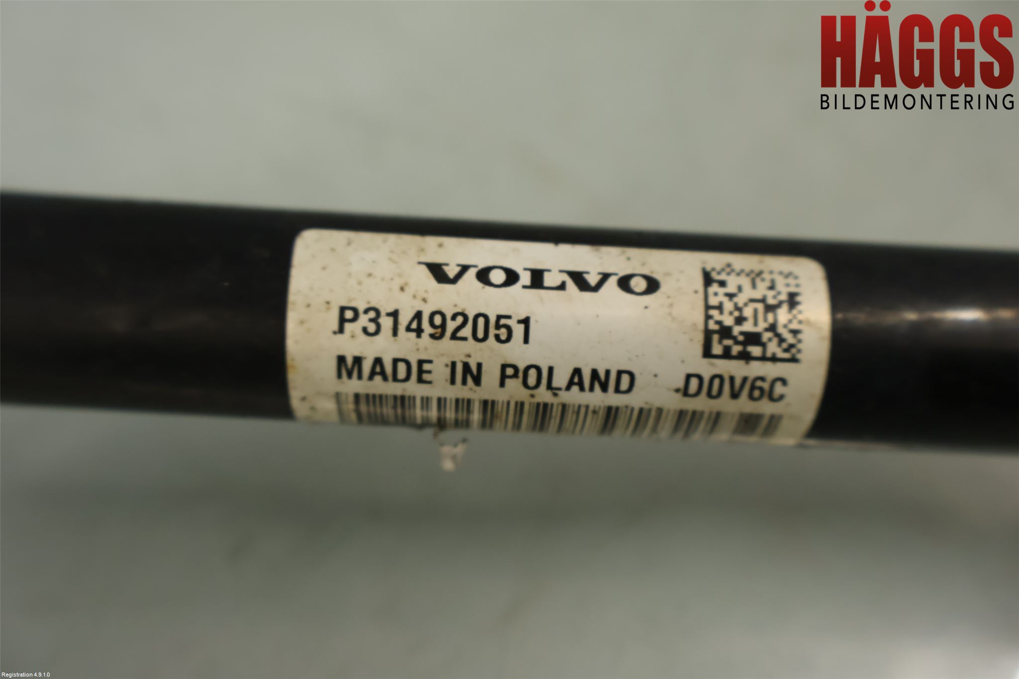 Volvo V60 CROSS COUNTRY 19- Drivaxel Bak Vänster