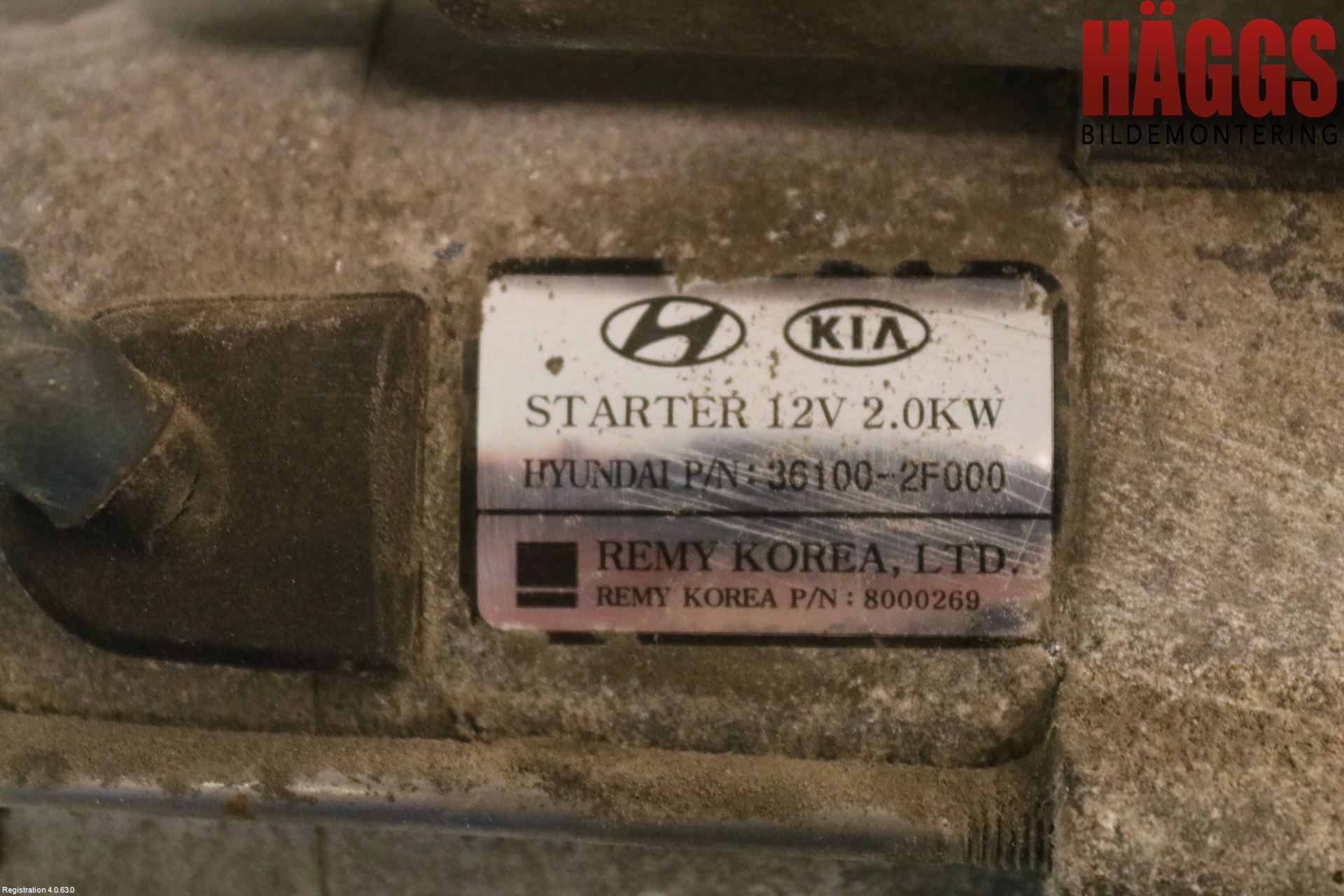 Kia SORENTO 10-14 Startmotor Diesel