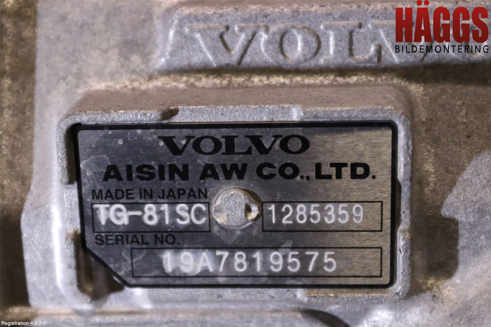 Volvo V60 19- Växellåda Automat