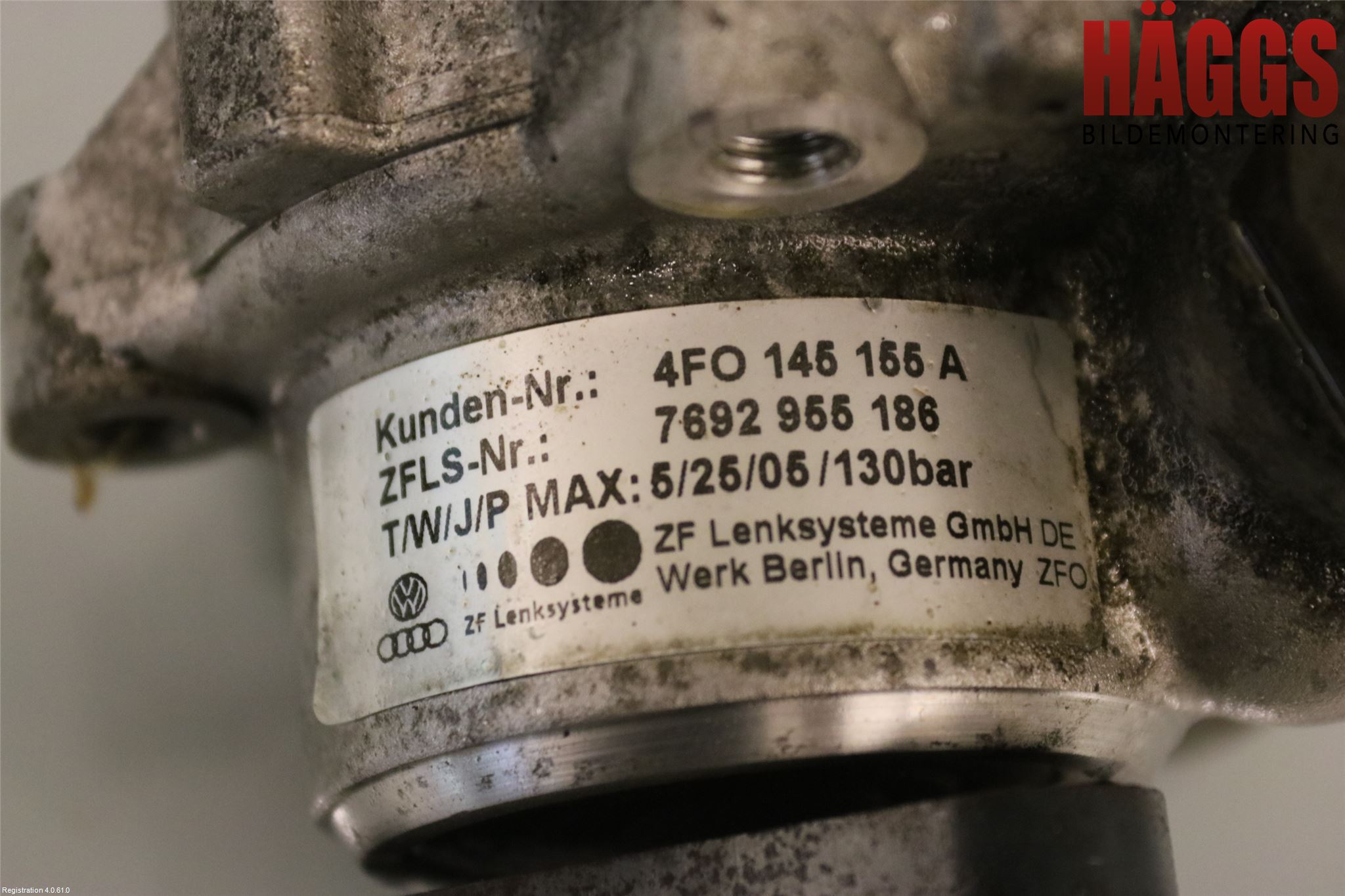 Audi A6/S6     05-11 Styrservopump