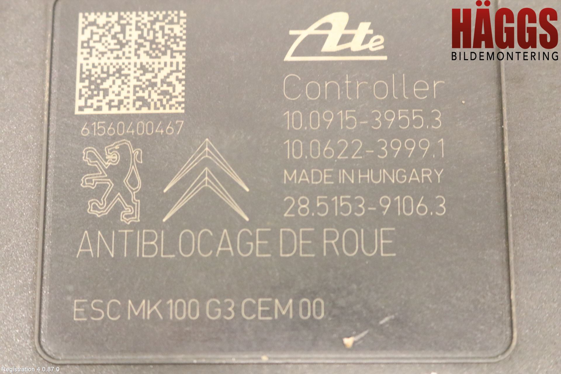 Peugeot 2008 13-20 Abs Hydraulaggregat