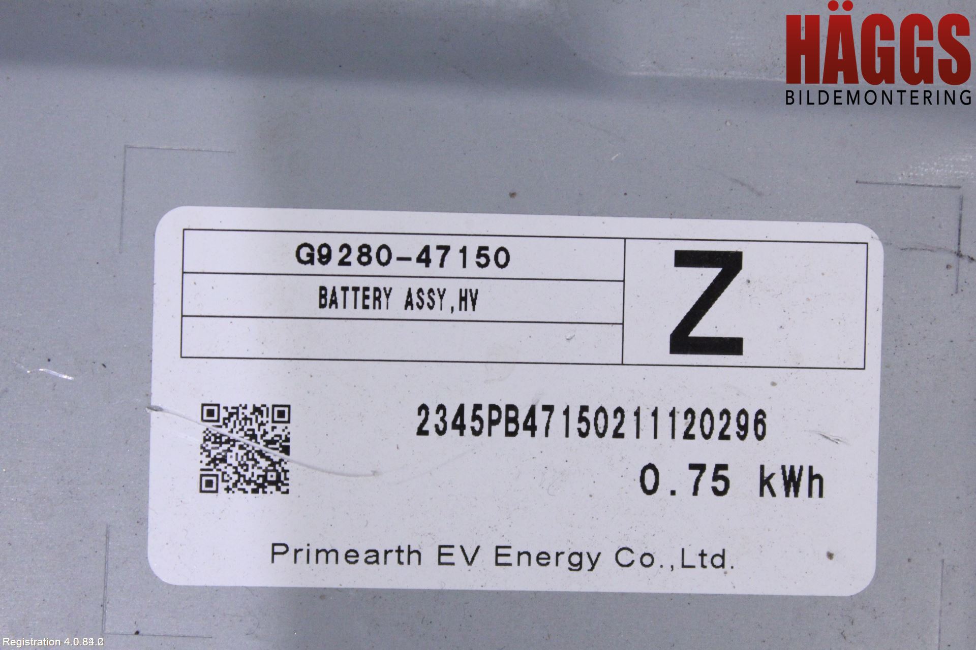 Toyota C-HR 16-23 Batteri Högspänning