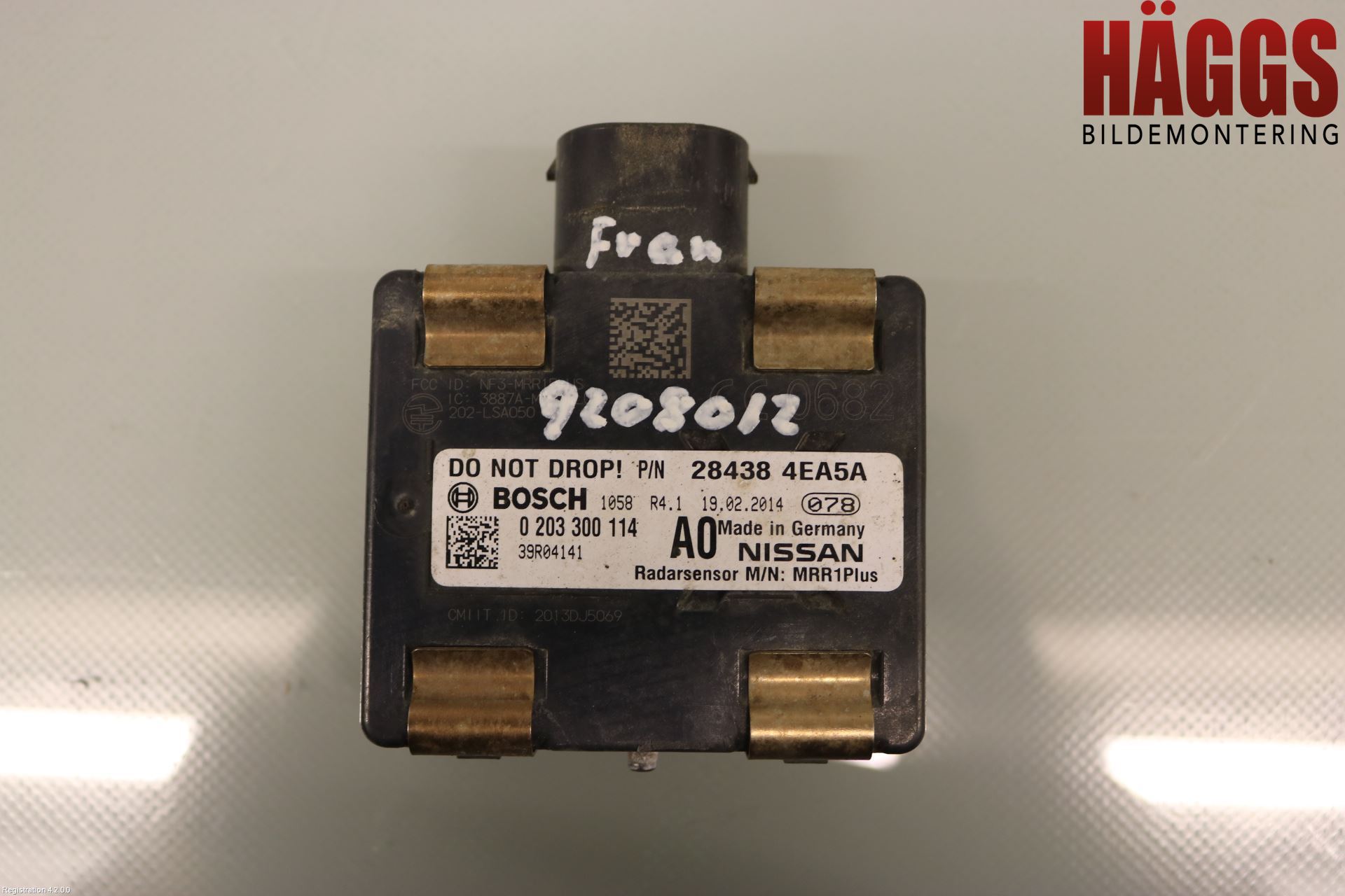 Nissan QASHQAI 14-17 Sensor Adaptiv Farthållare