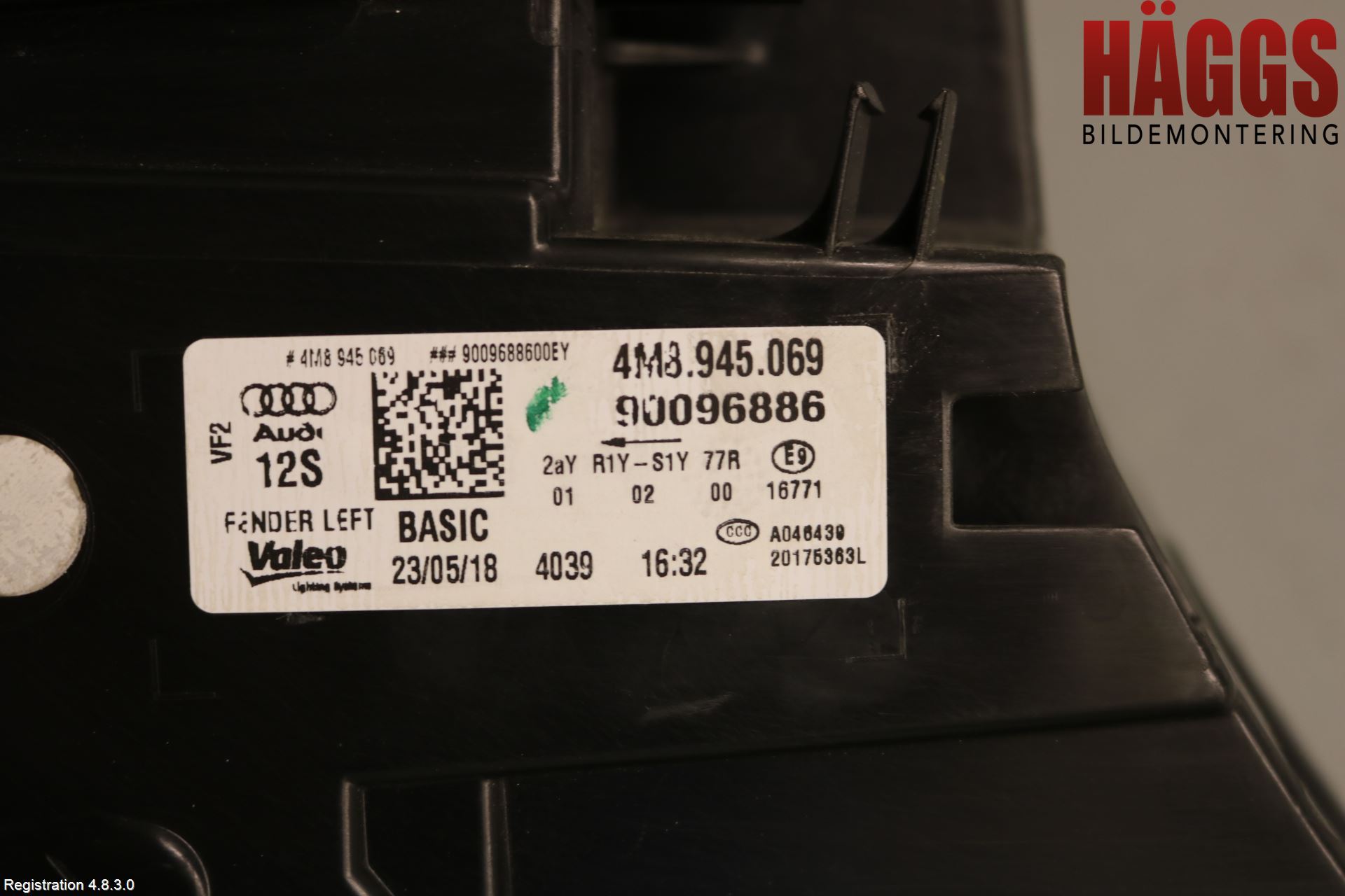 Audi Q8/SQ8 4M 19- Bakljus Vänster