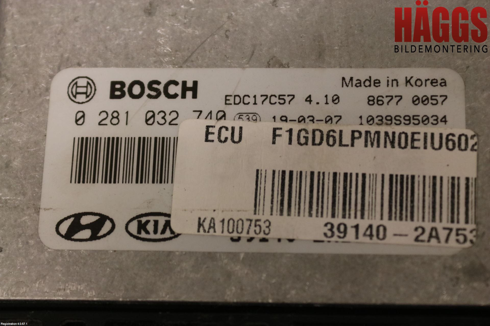 Hyundai i30 GD 13-17 Styrenhet Insprut Bensin