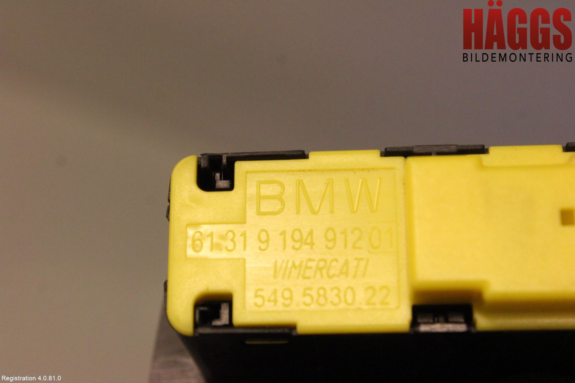 BMW 5 GT F07 09-17 Strömställare Baklucka