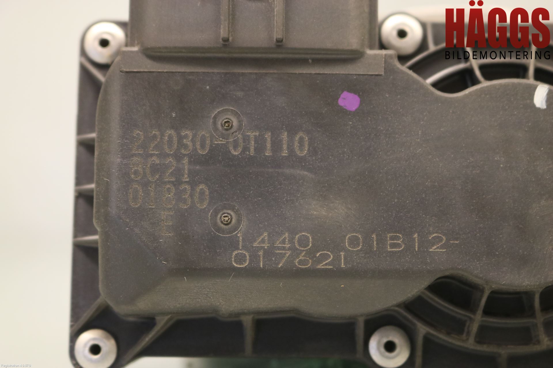 Toyota AURIS 13-19 Injspjällhus