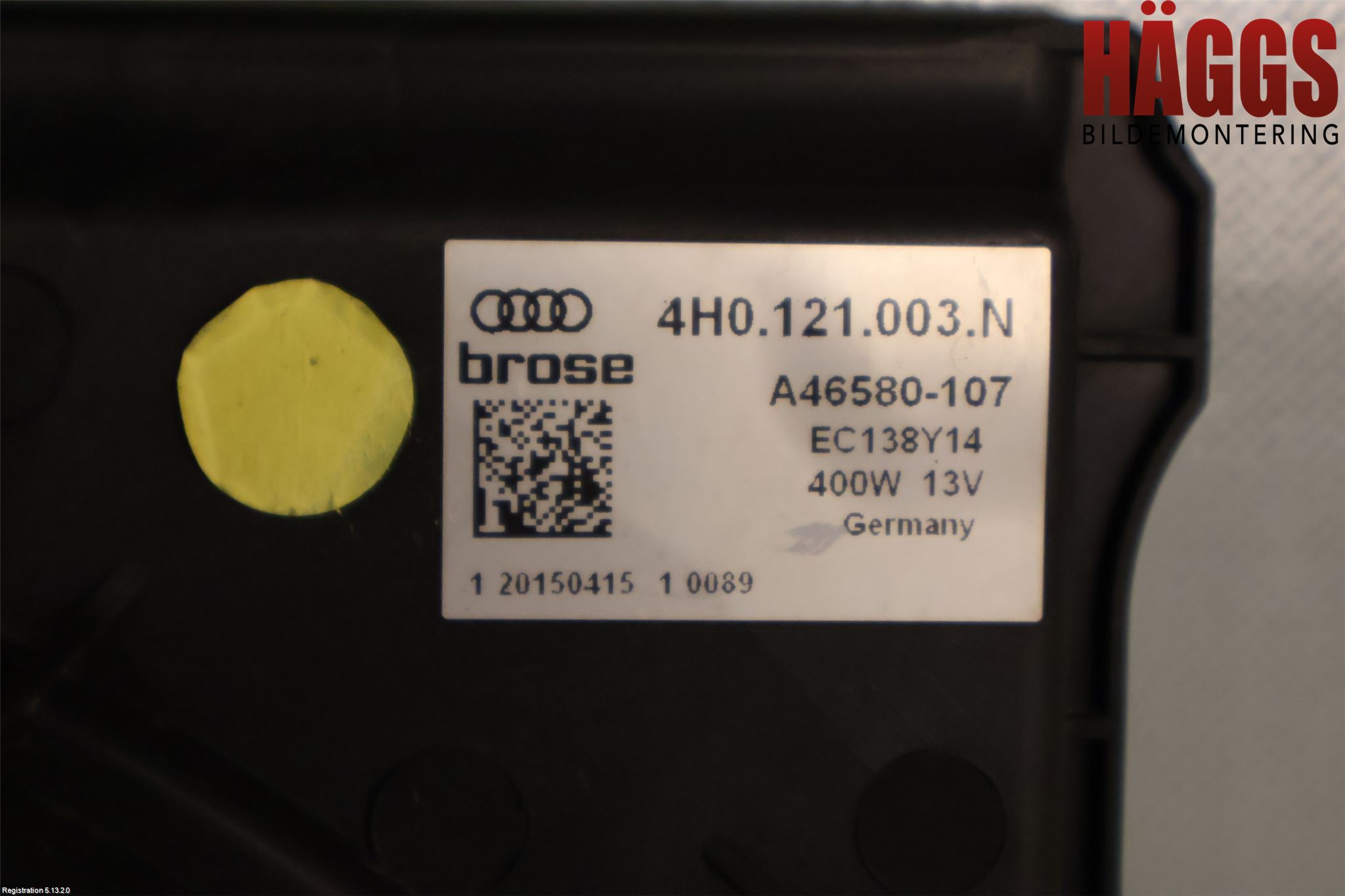 Audi A6 ALLROAD 12-18 Kylfläkt El