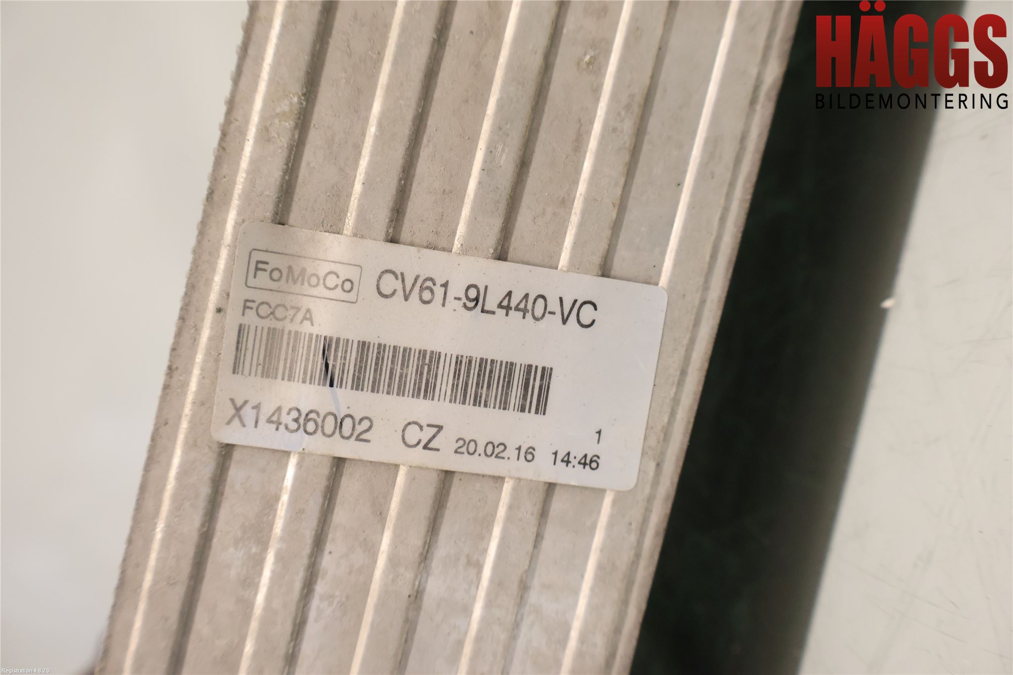 Ford FOCUS 15-18 Laddluft-Intercooler Kyl