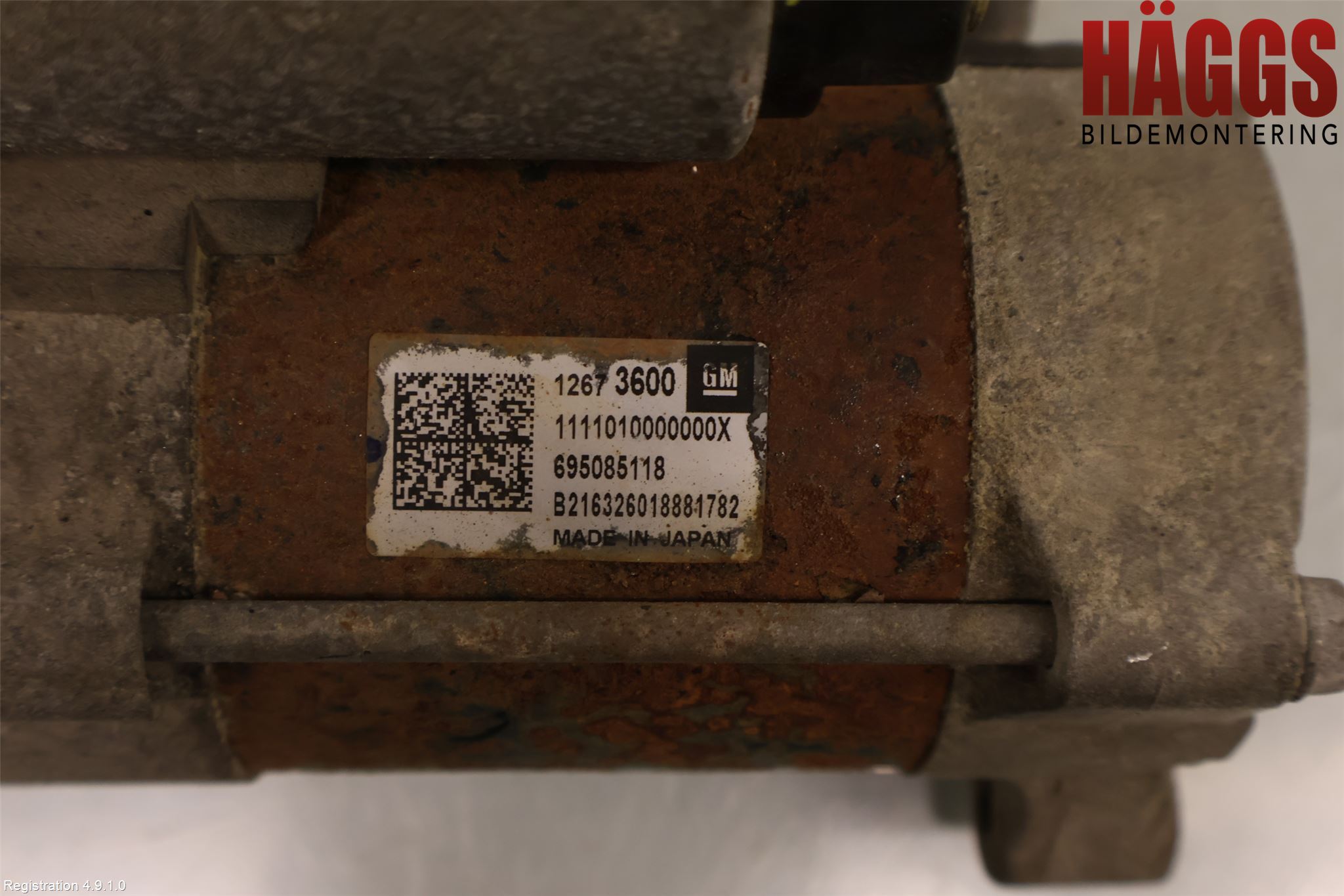 Opel ASTRA K 16-22 Startmotor