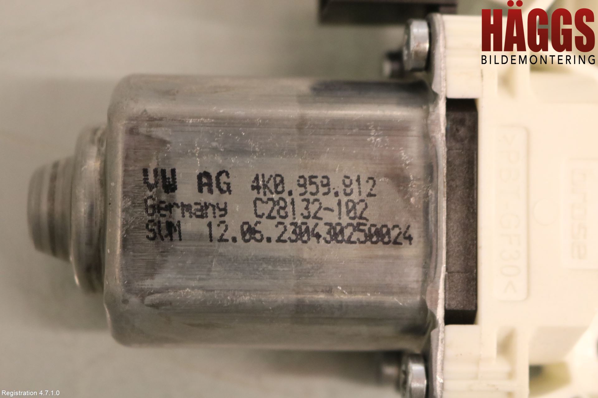 Audi A6/S6 E-TRON 24- Fönsterhissmotor