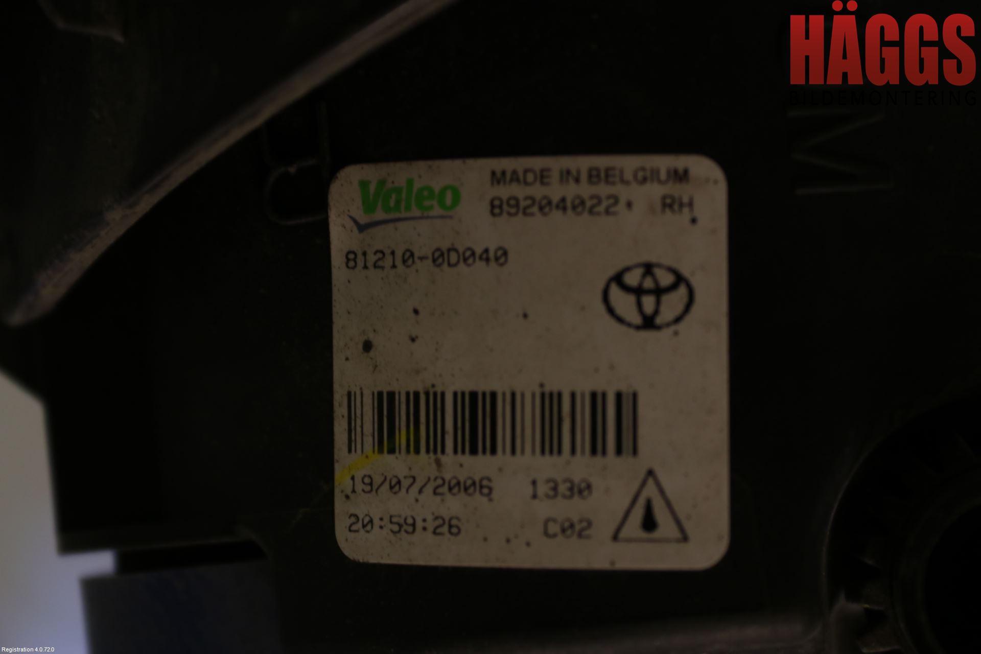 Toyota RAV 4 06-12 Dimljus-Varselljus Fram