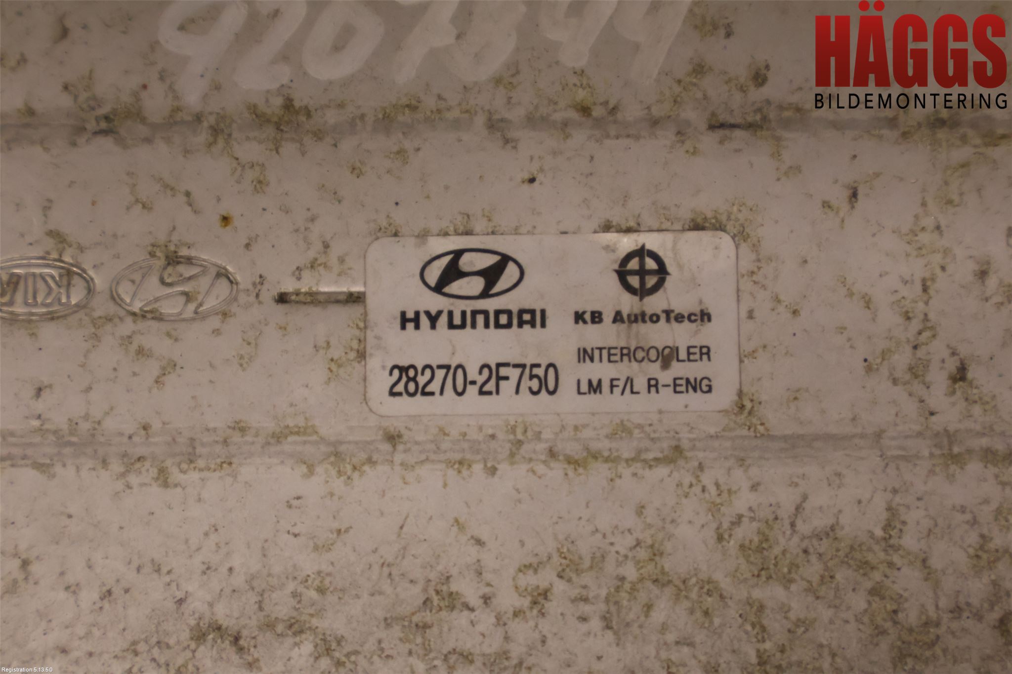 Hyundai ix35 Laddluft-Intercooler Kyl