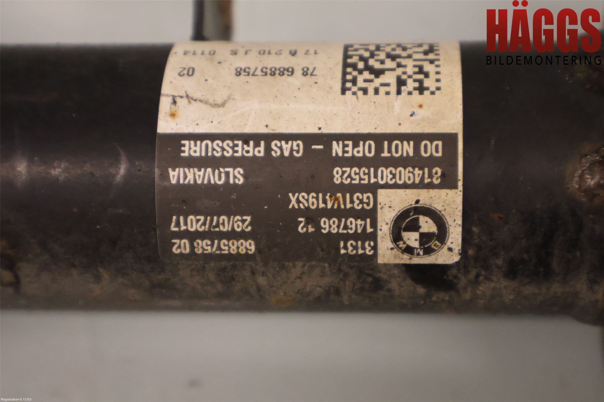 BMW 5 G30/G31/F90 17-23 Fjäderben Fram Höger