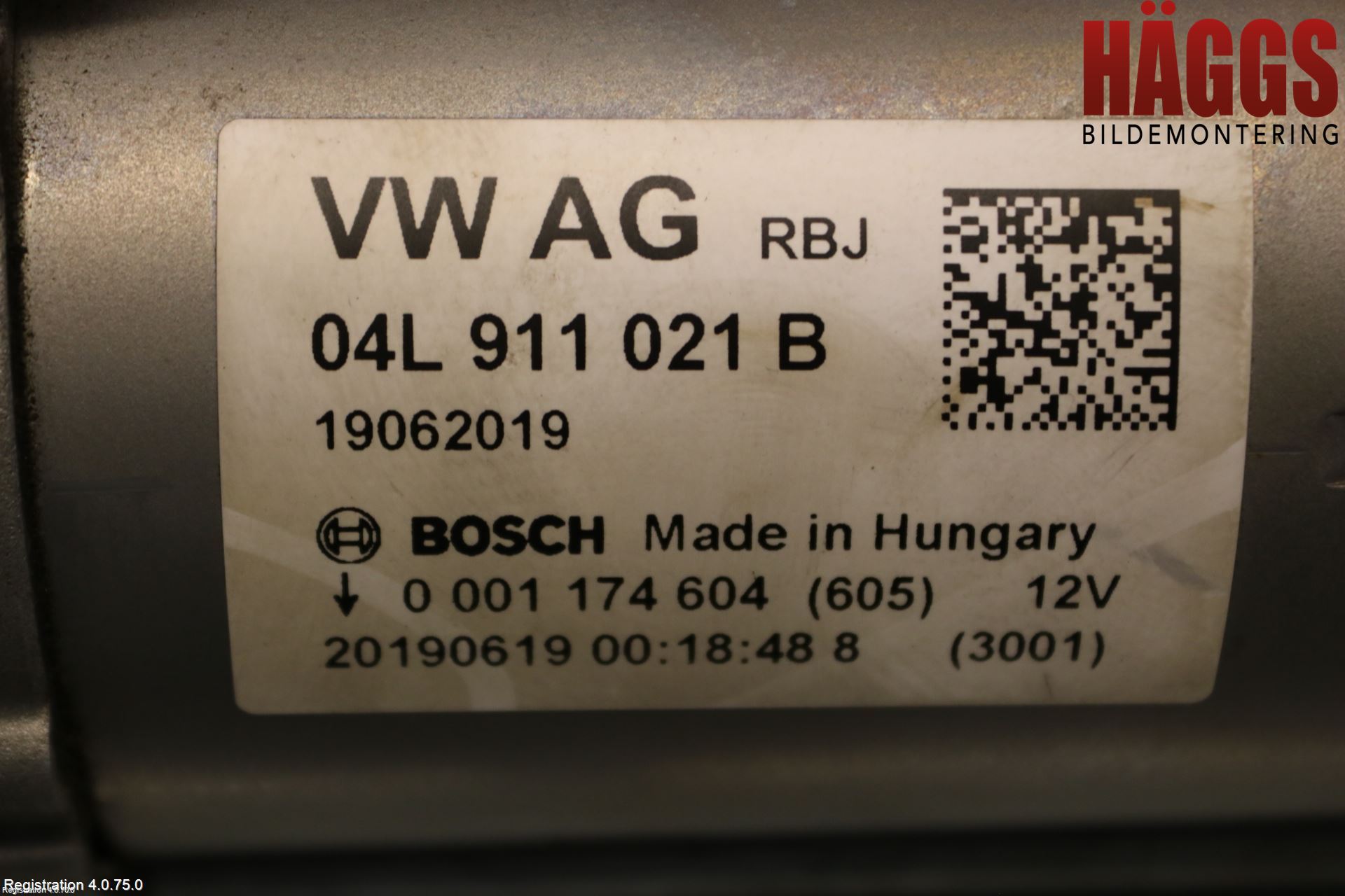 Audi A6 F2/C8 19- Startmotor Diesel