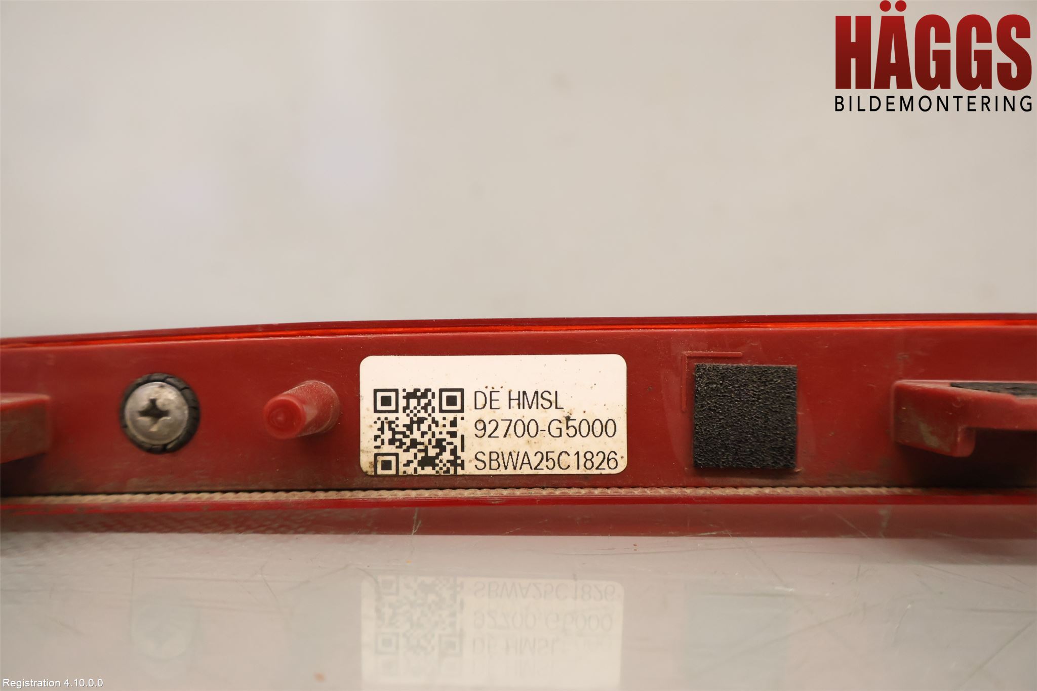 Kia NIRO (DE) 17-22 Bromsljus Bakruta