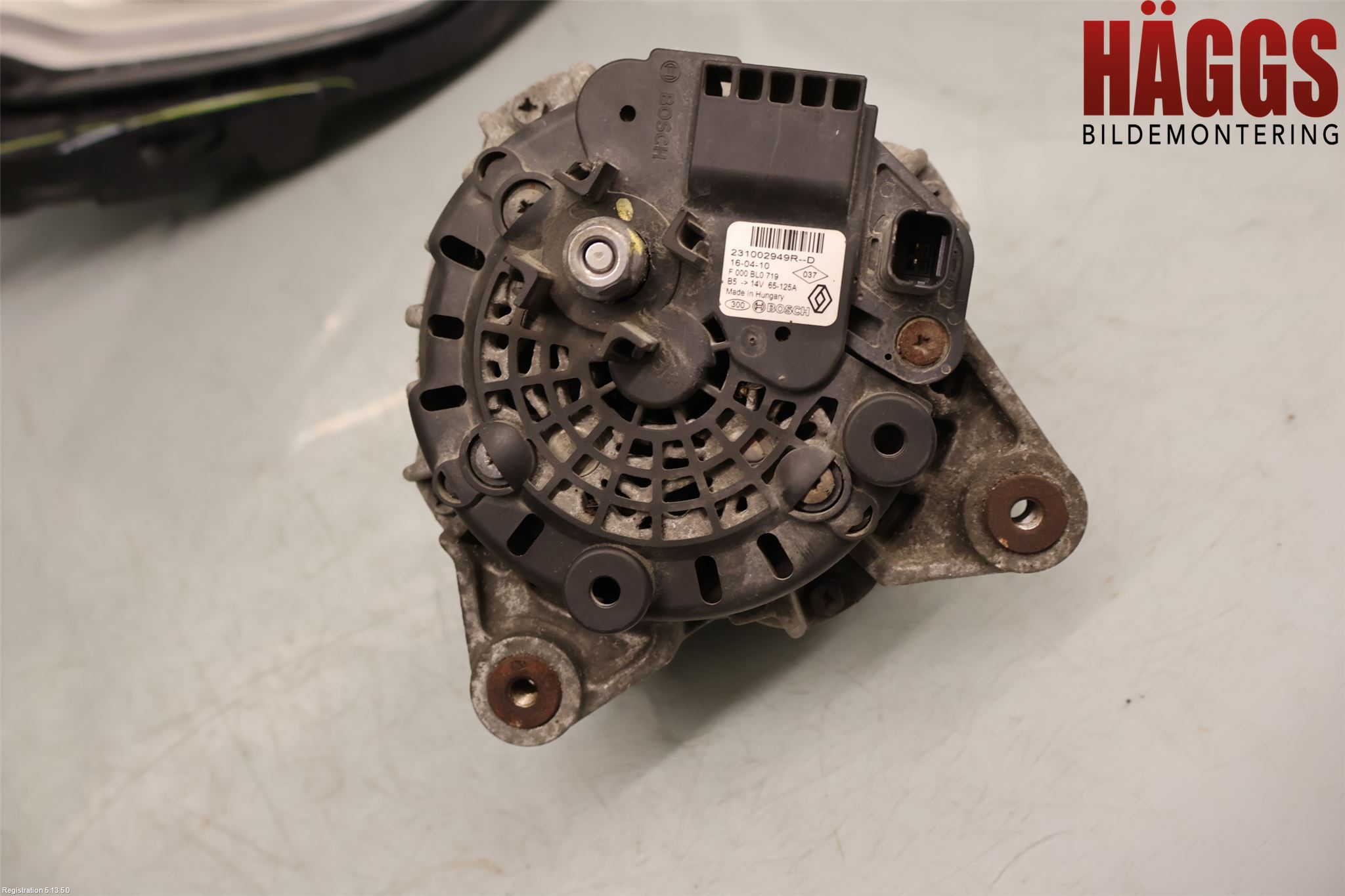Renault MEGANE III 09-15 Generator