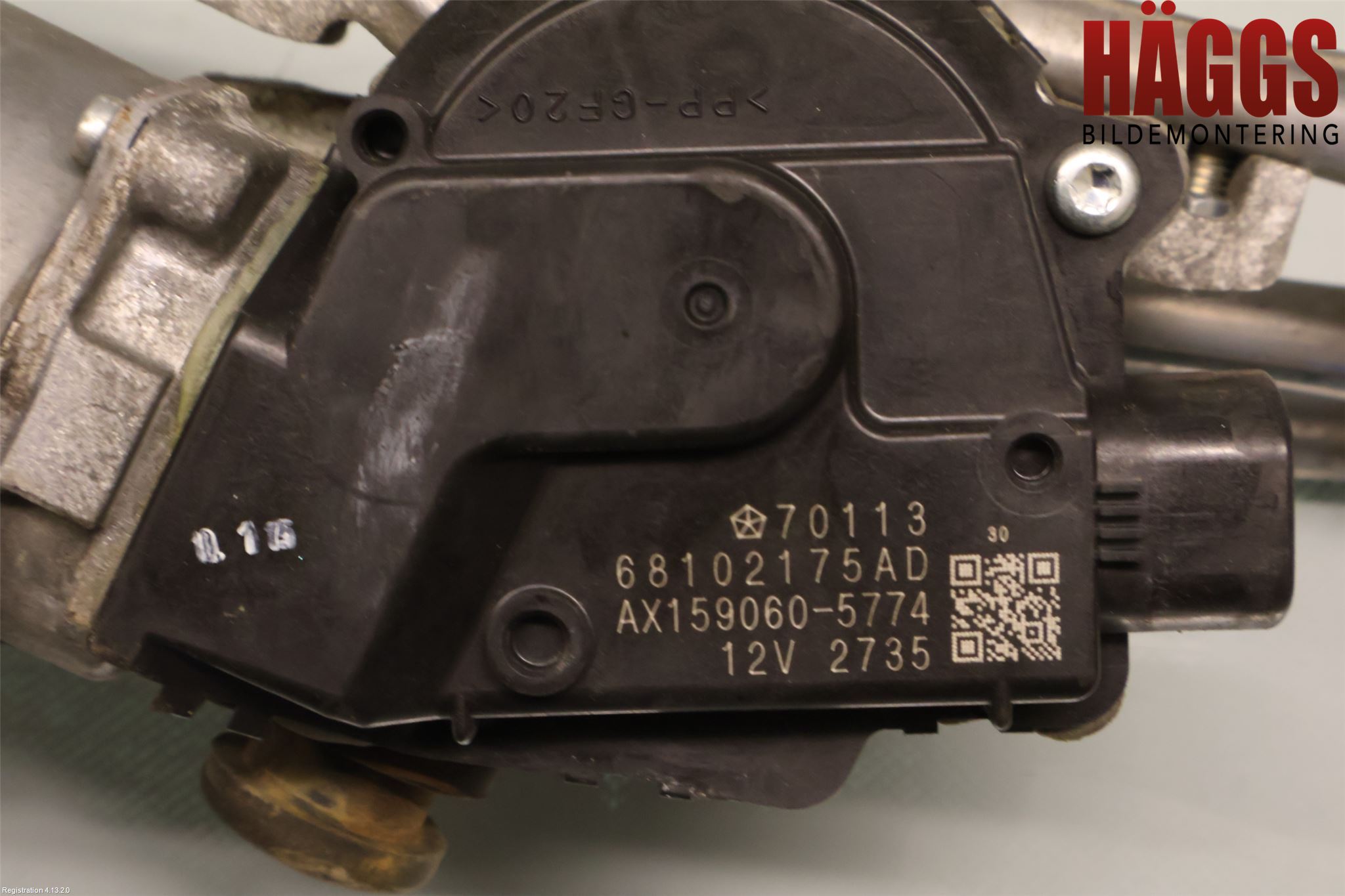 Jeep CHEROKEE Torkarmotor Vindruta