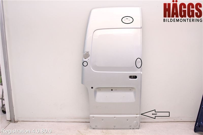 Renault MASTER III  04-10 Dörr Bak Van-Skåp Vänster