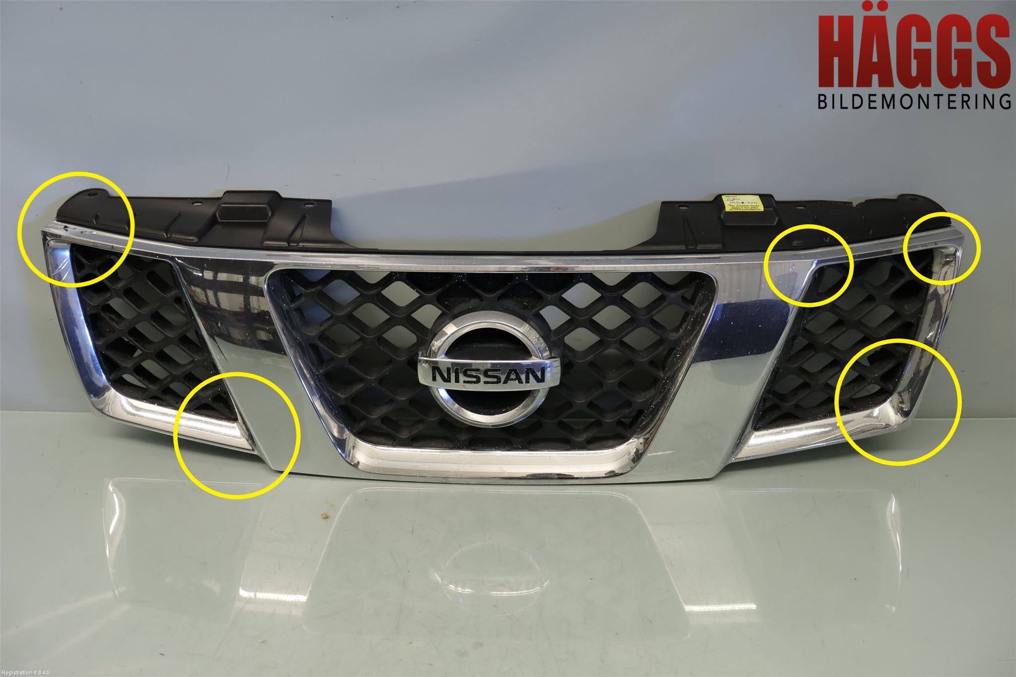 Nissan NAVARA 05-16 Grill Komp