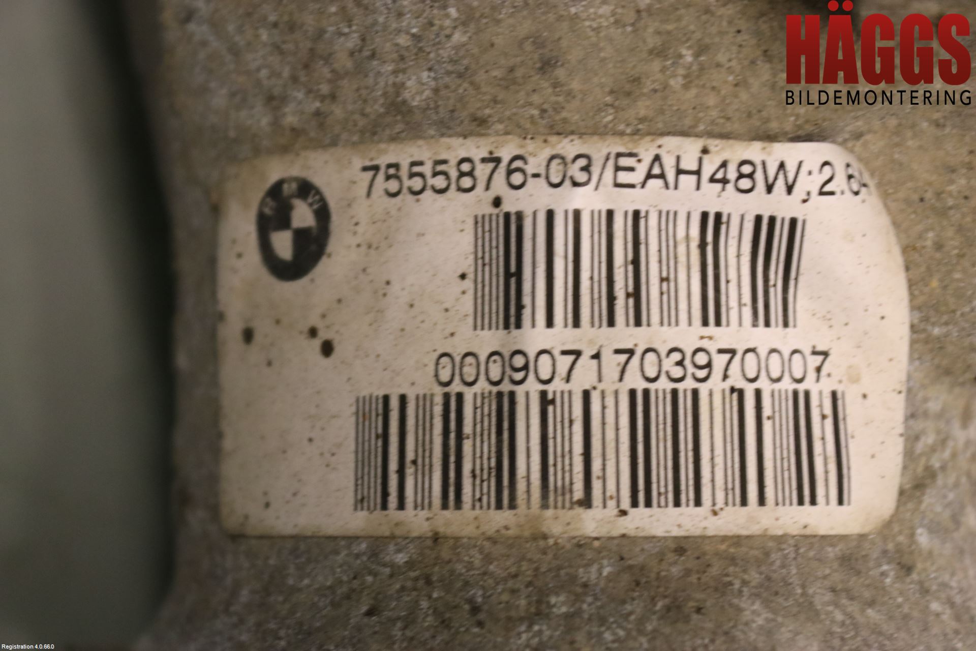BMW 3 E90/91 SED/TOU 05-12 Framvagn Diffrential