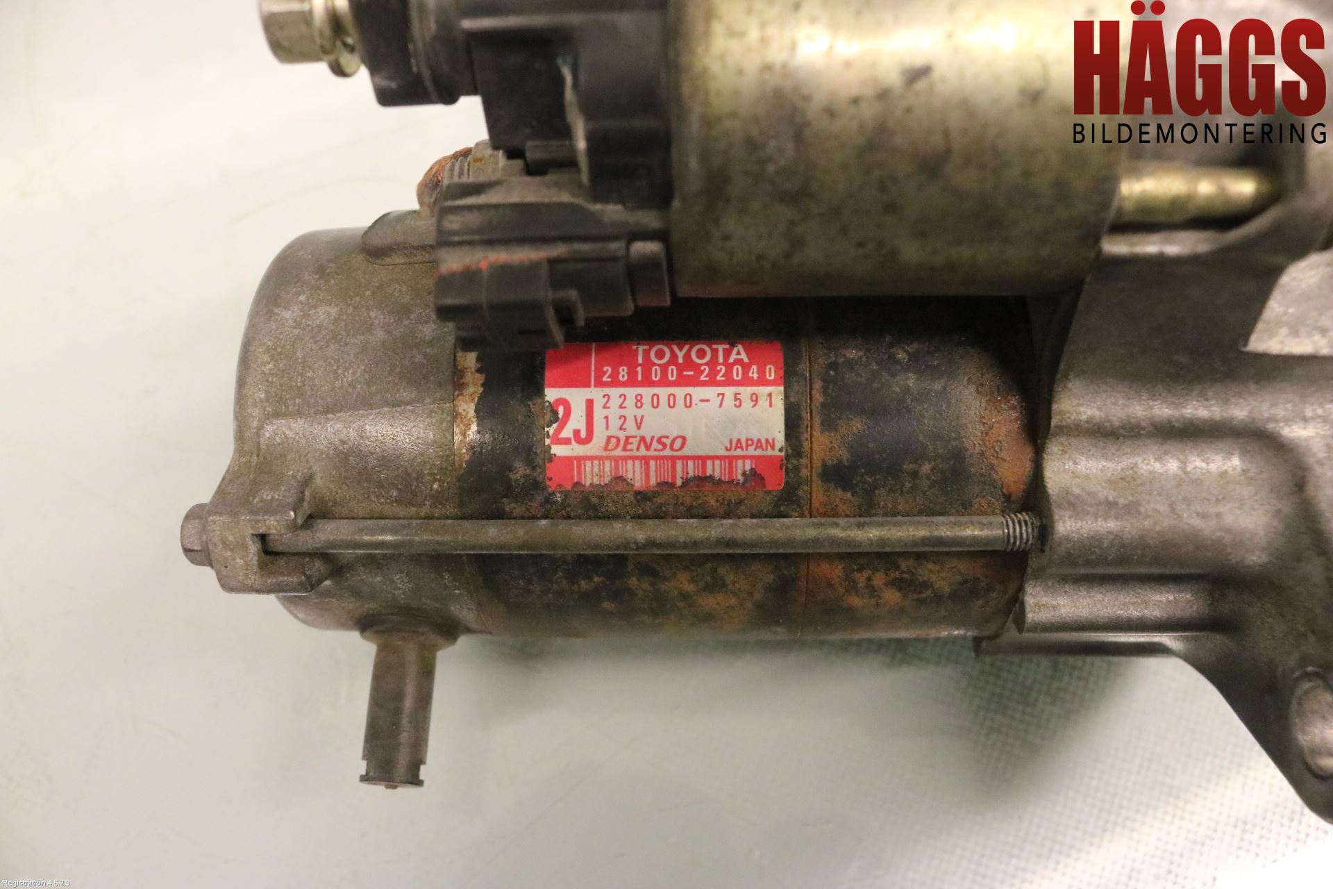 Toyota COROLLA 02-07 Startmotor