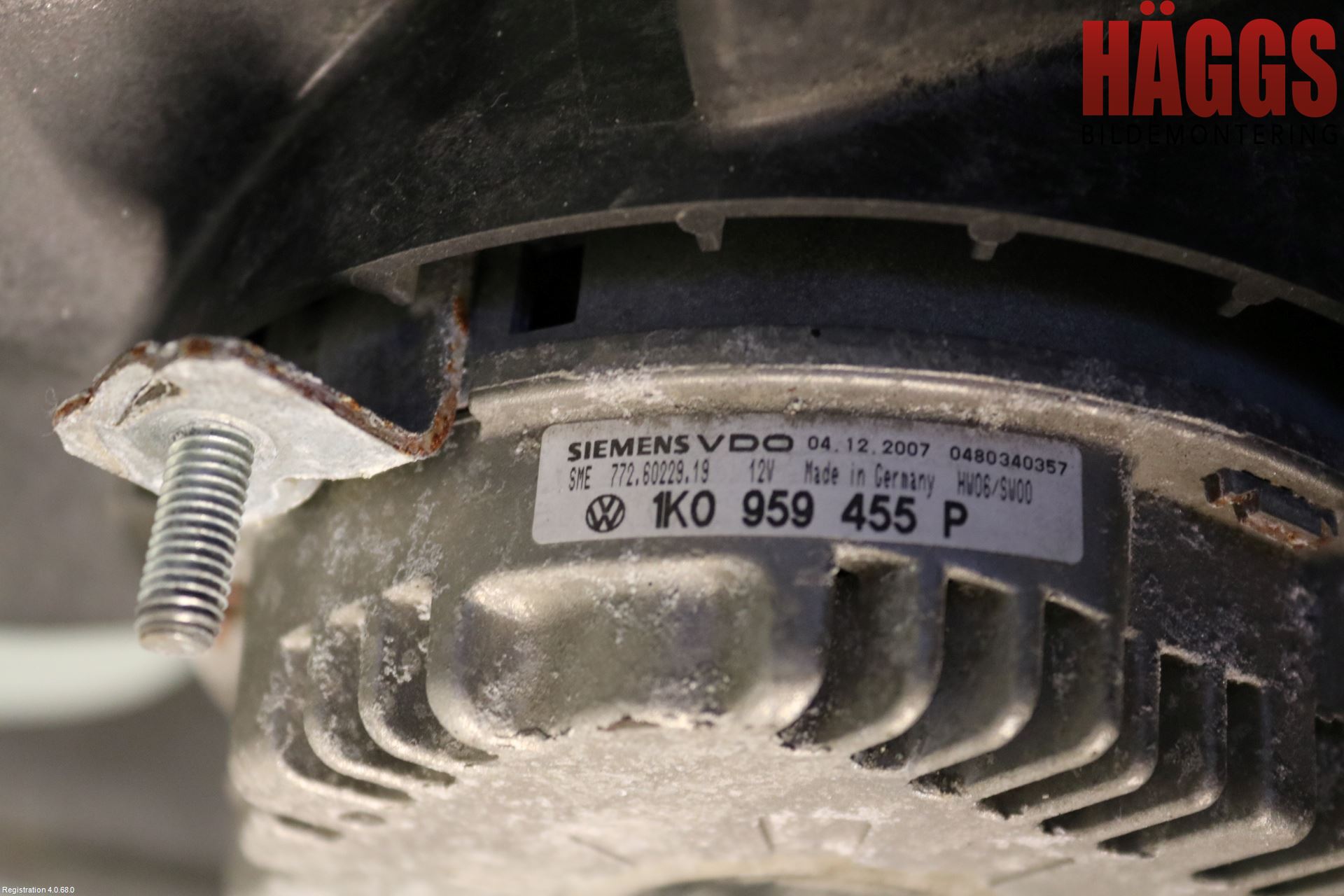 Audi A3/S3 05-13 Kylfläkt El