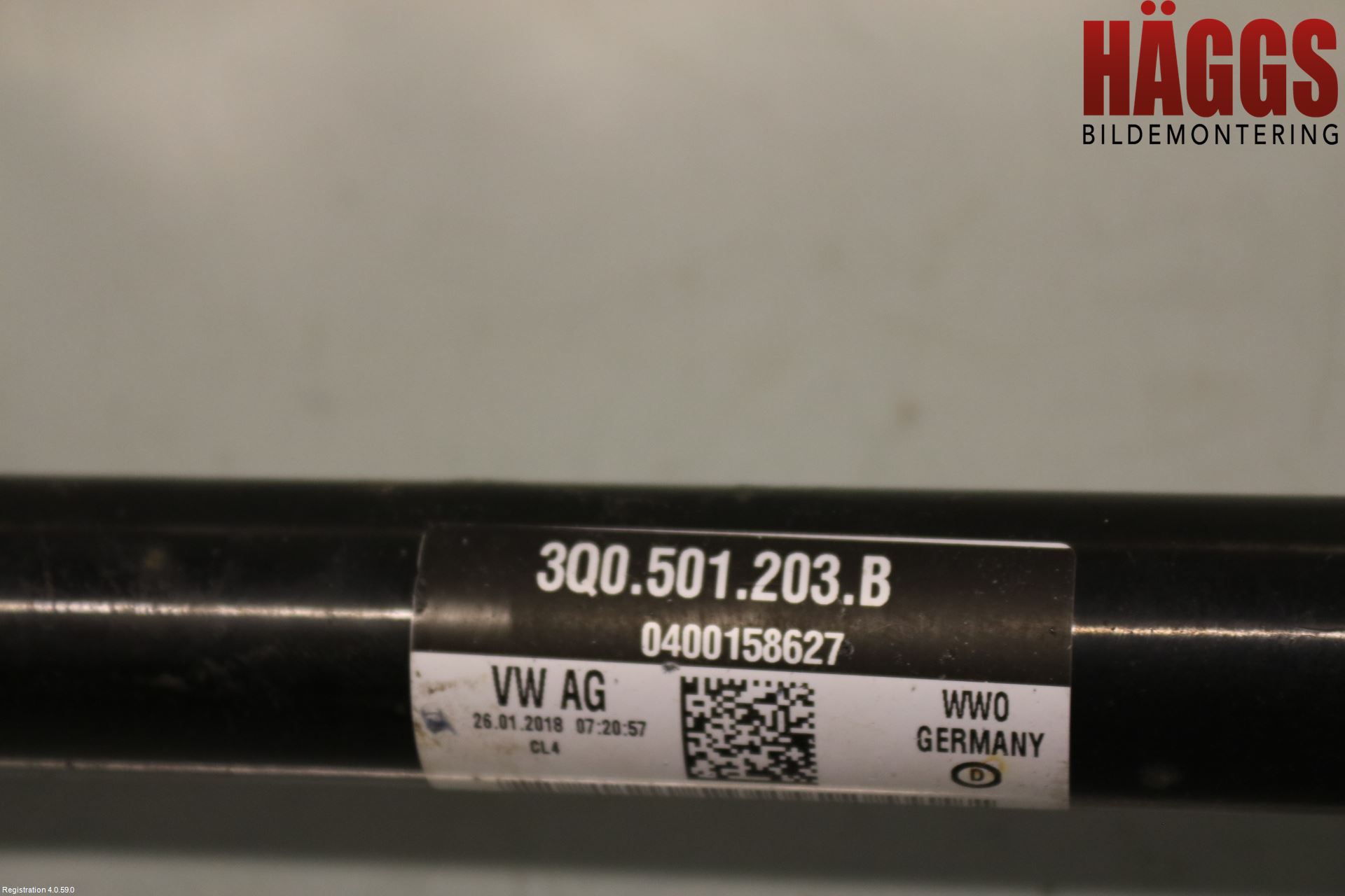 Skoda KODIAQ 17-24 Drivaxel Bak Vänster