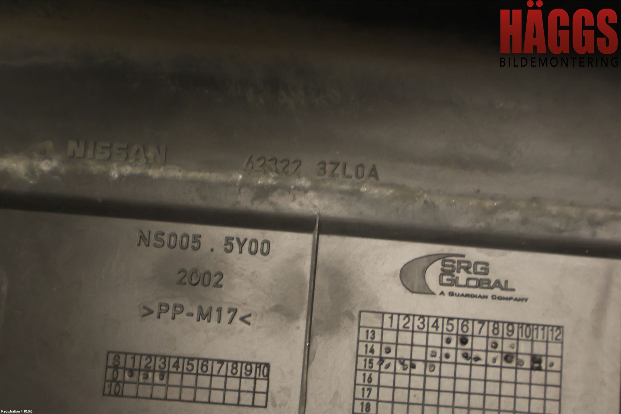 Nissan PULSAR Täckplast Front