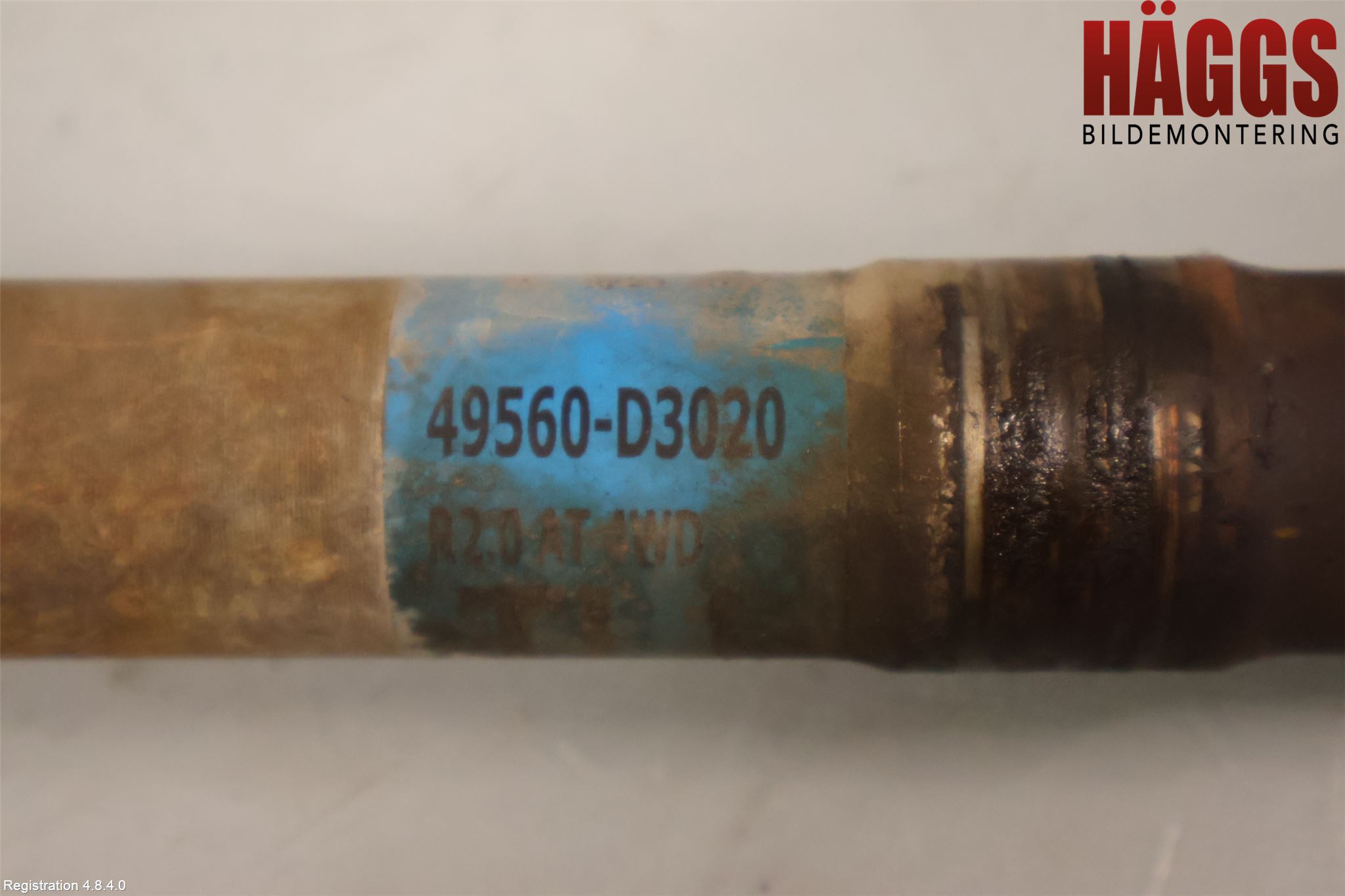 Kia SPORTAGE (QL) 16-21 Drivaxel Fram Höger