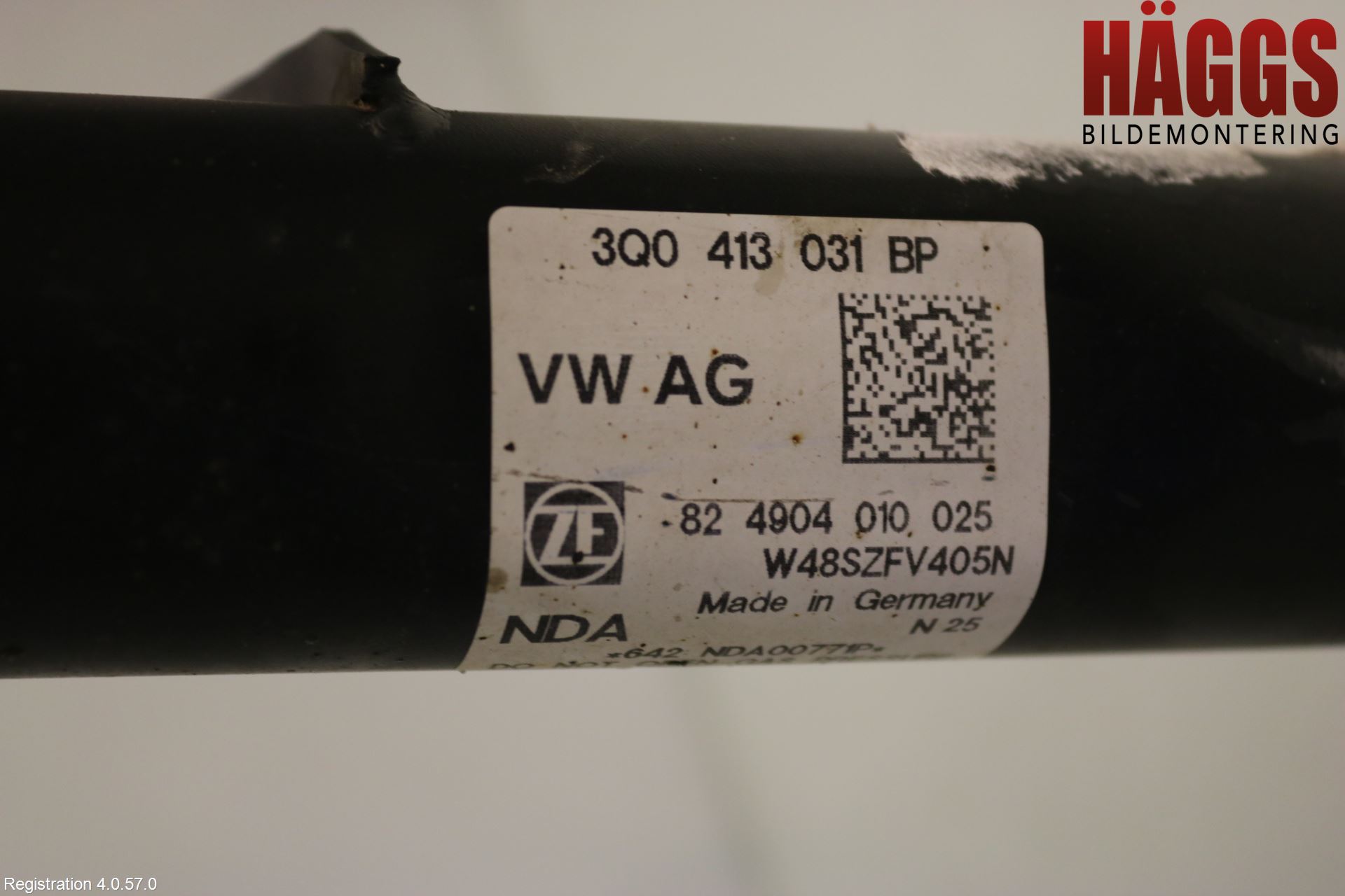 Volkswagen VW PASSAT 15-19 Fjäderben Fram Höger