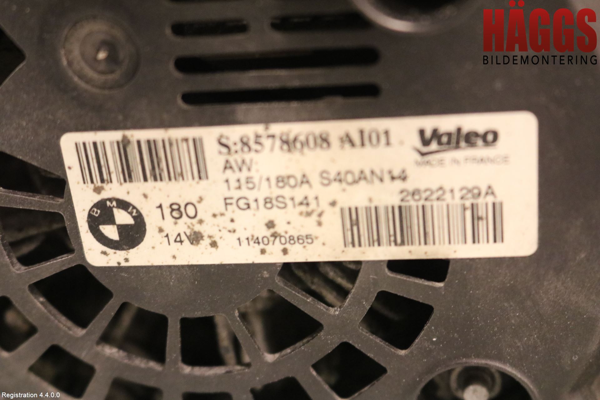 BMW 3 F30/F31/F80 12-19 Generator