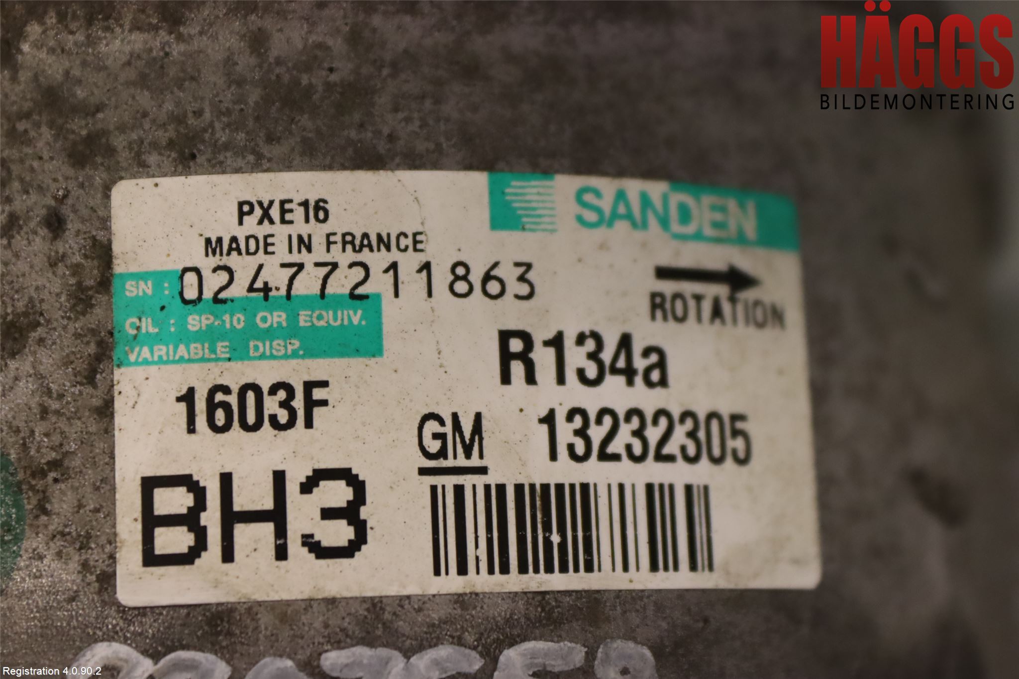 Opel INSIGNIA 09-16 Ac Kompressor