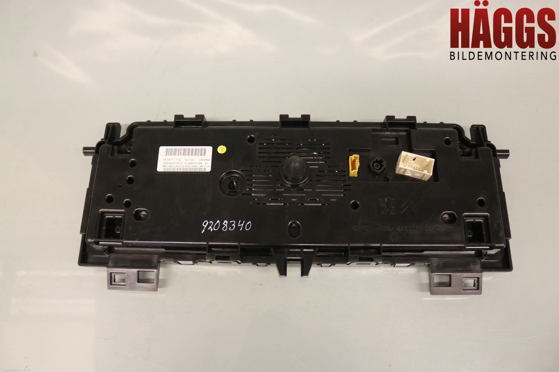 Citroen C4 SPACETOURER 19-22 Instrument Komb