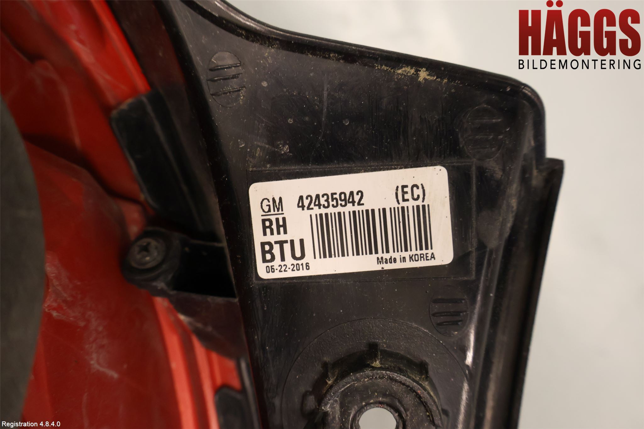 Opel MOKKA 13-20 Bakljus Höger