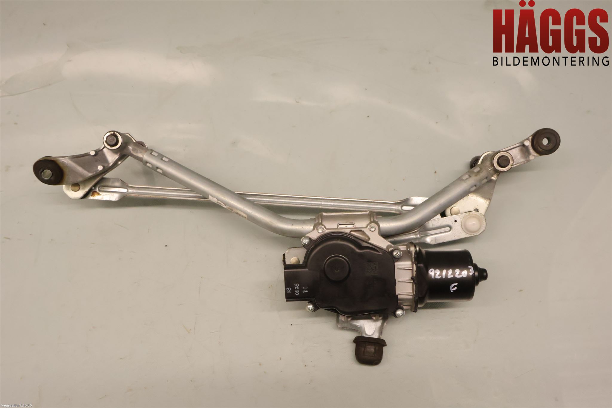 Renault CAPTUR 13-19 Torkarmotor Vindruta